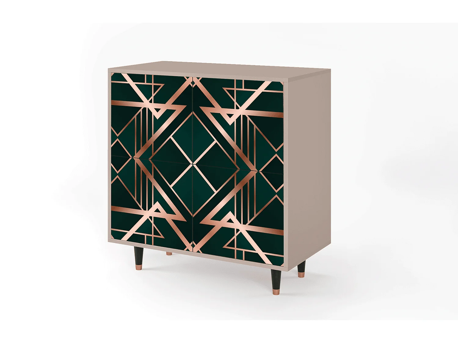 Dressoir - 94x96x48 cm - BS3 - Emerald Gatsby, Latte