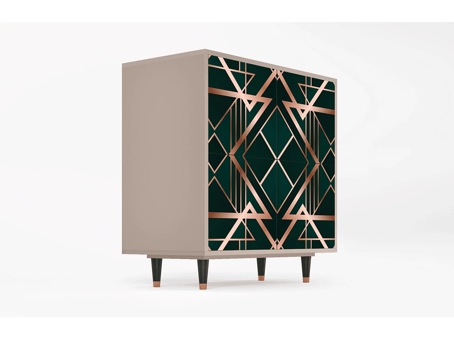 Sideboard - 94x96x48 cm - BS3 - Emerald Gatsby, Latte