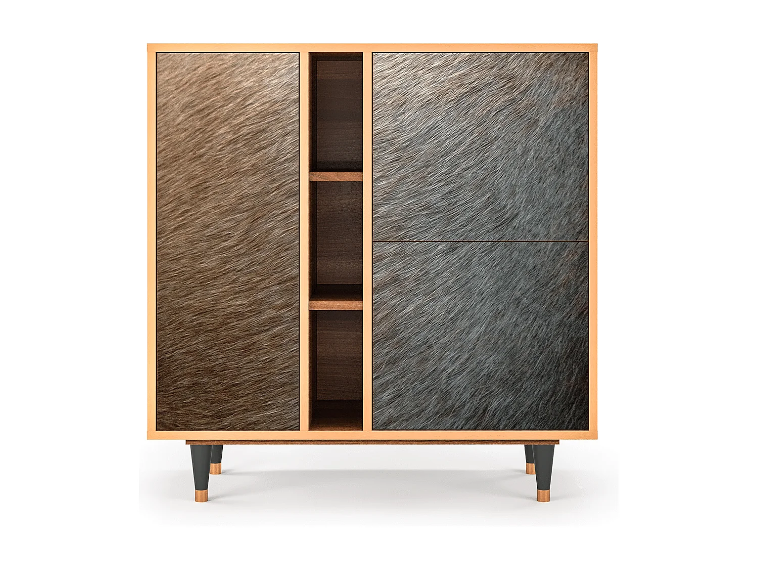 Buffet - 94х96х41 cm - BS5 - Peanut Hair, Noyer