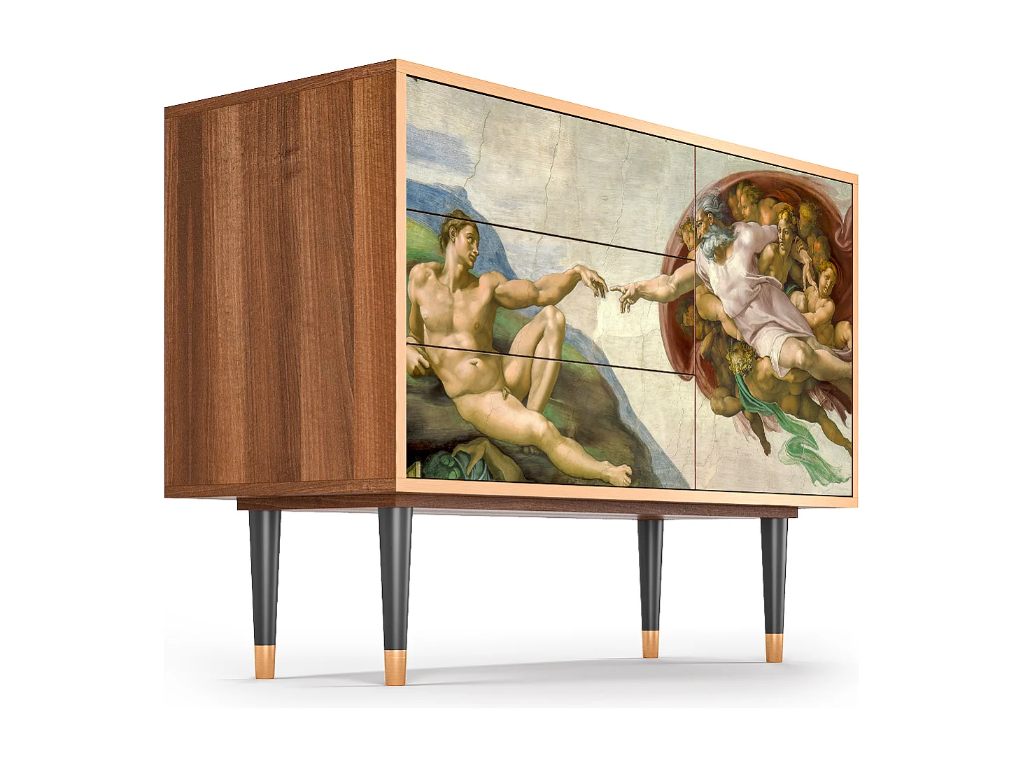 Buffet - 115х84х41 cm - S3 - The Creation of Adam, Noyer