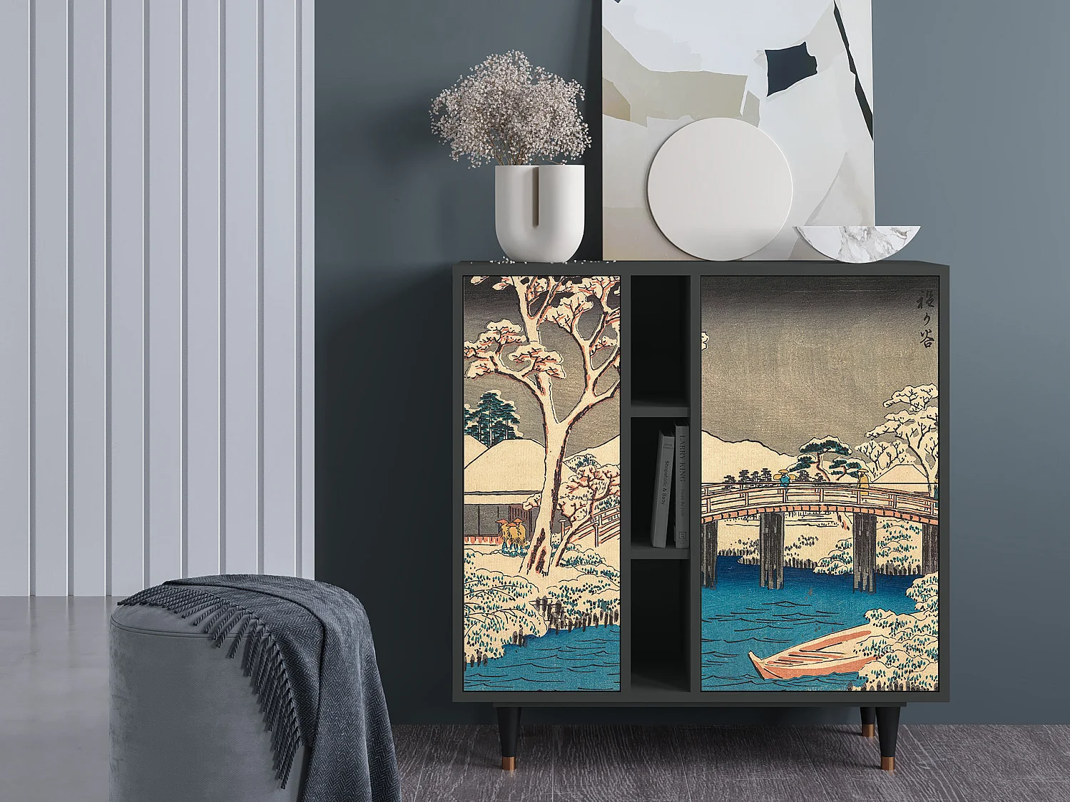 Dressoir - 94х96х41 cm - BS5 - Katabira River, Antraciet