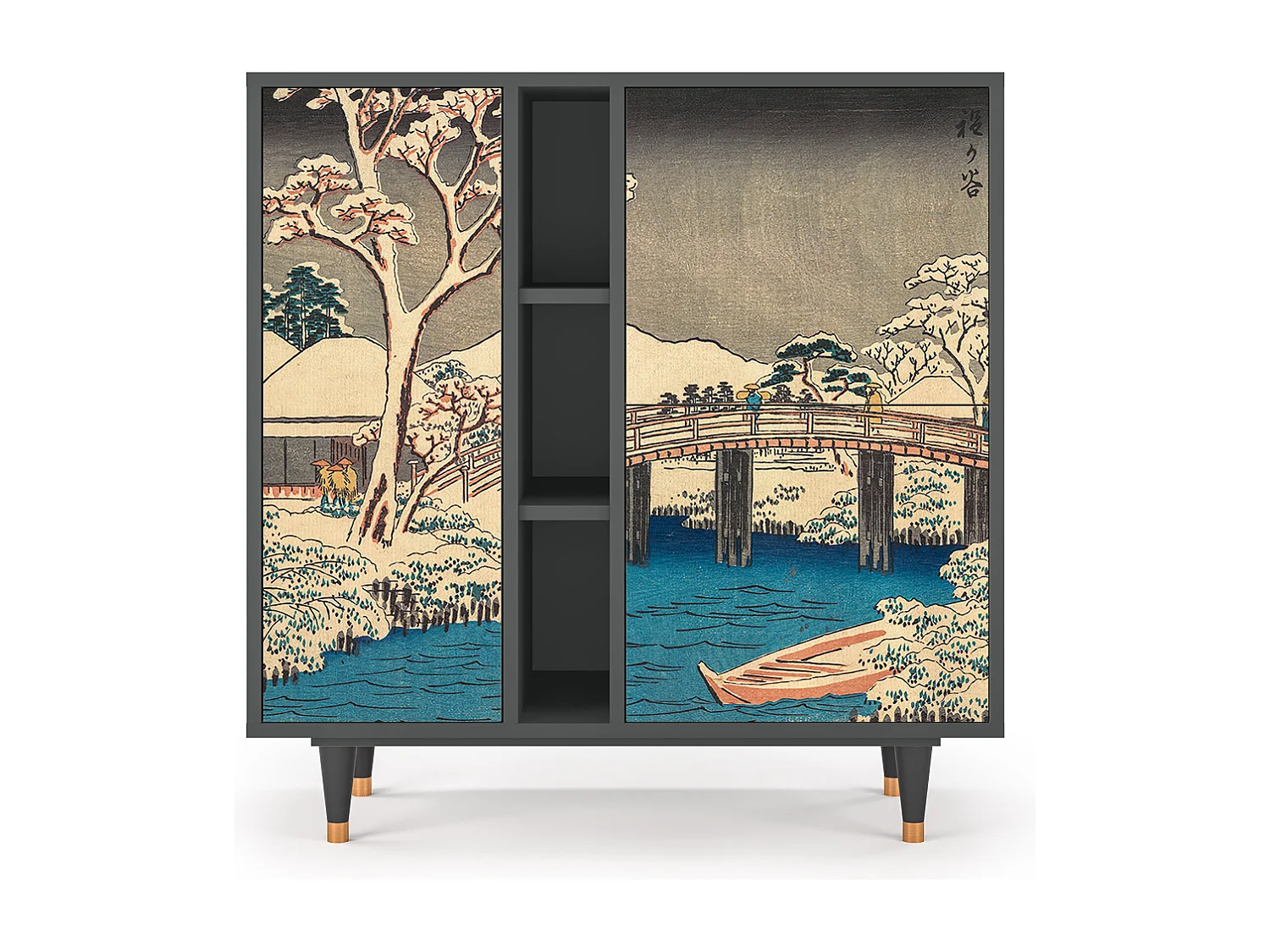 Dressoir - 94х96х41 cm - BS5 - Katabira River, Antraciet