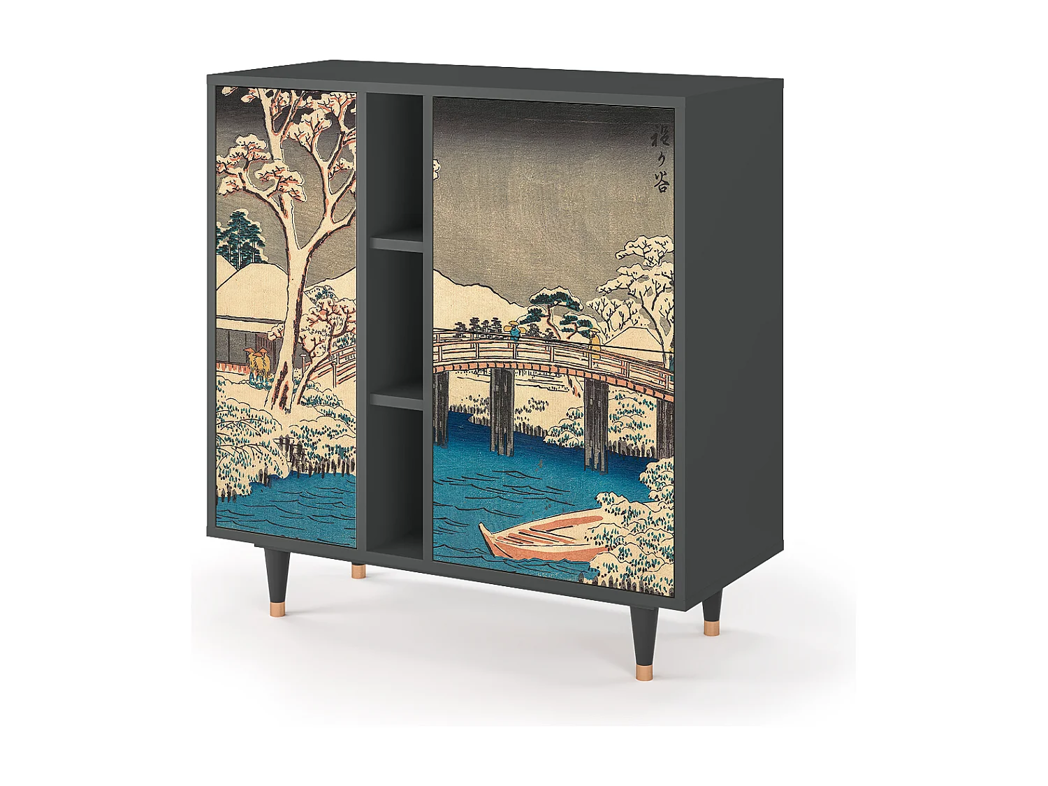 Dressoir - 94х96х41 cm - BS5 - Katabira River, Antraciet