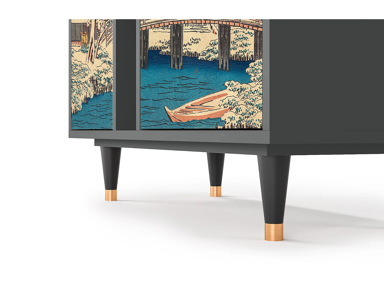 Dressoir - 94х96х41 cm - BS5 - Katabira River, Antraciet