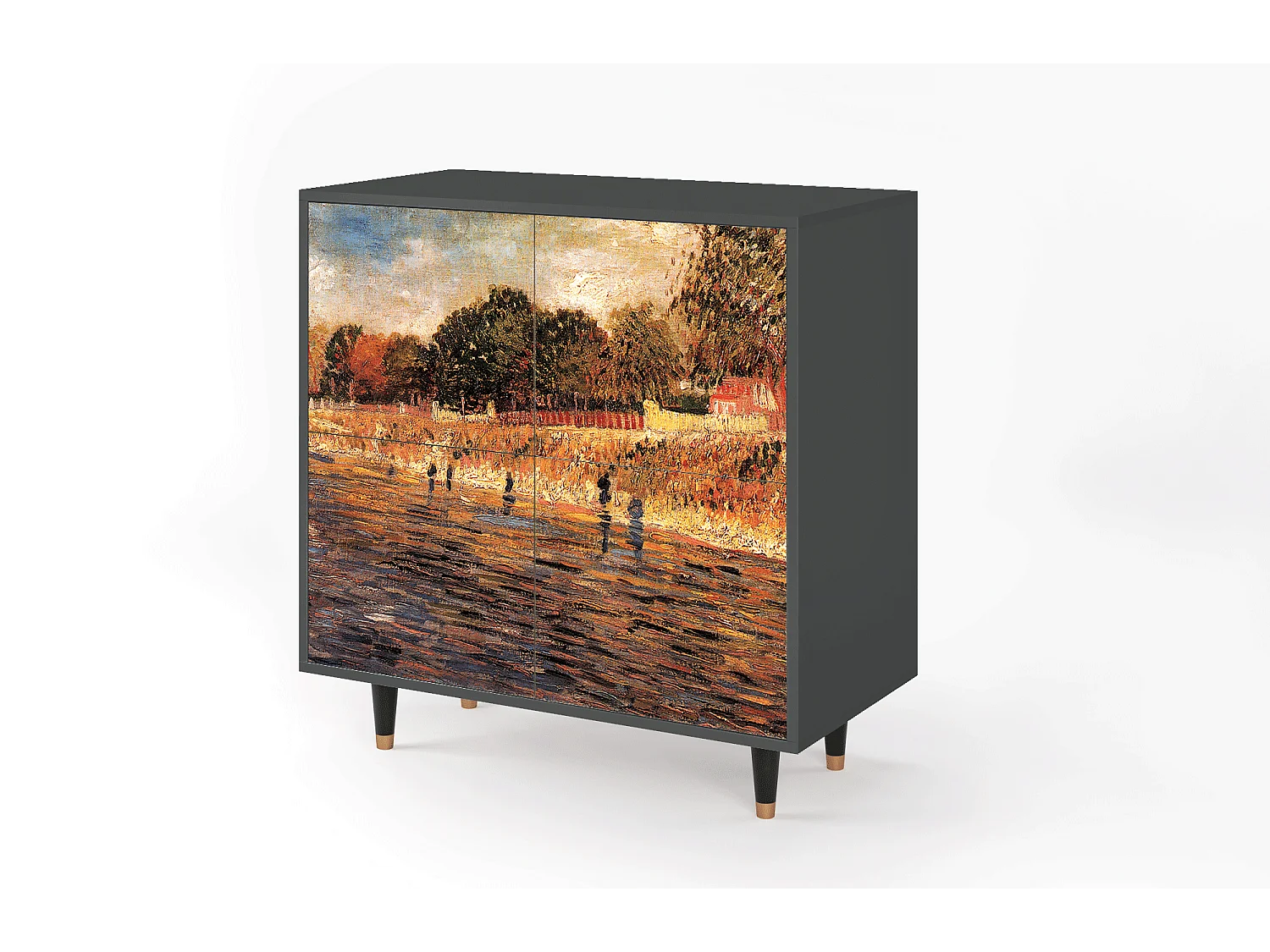 Buffet - 94x96x48 cm - BS3 - The Banks, Anthracite