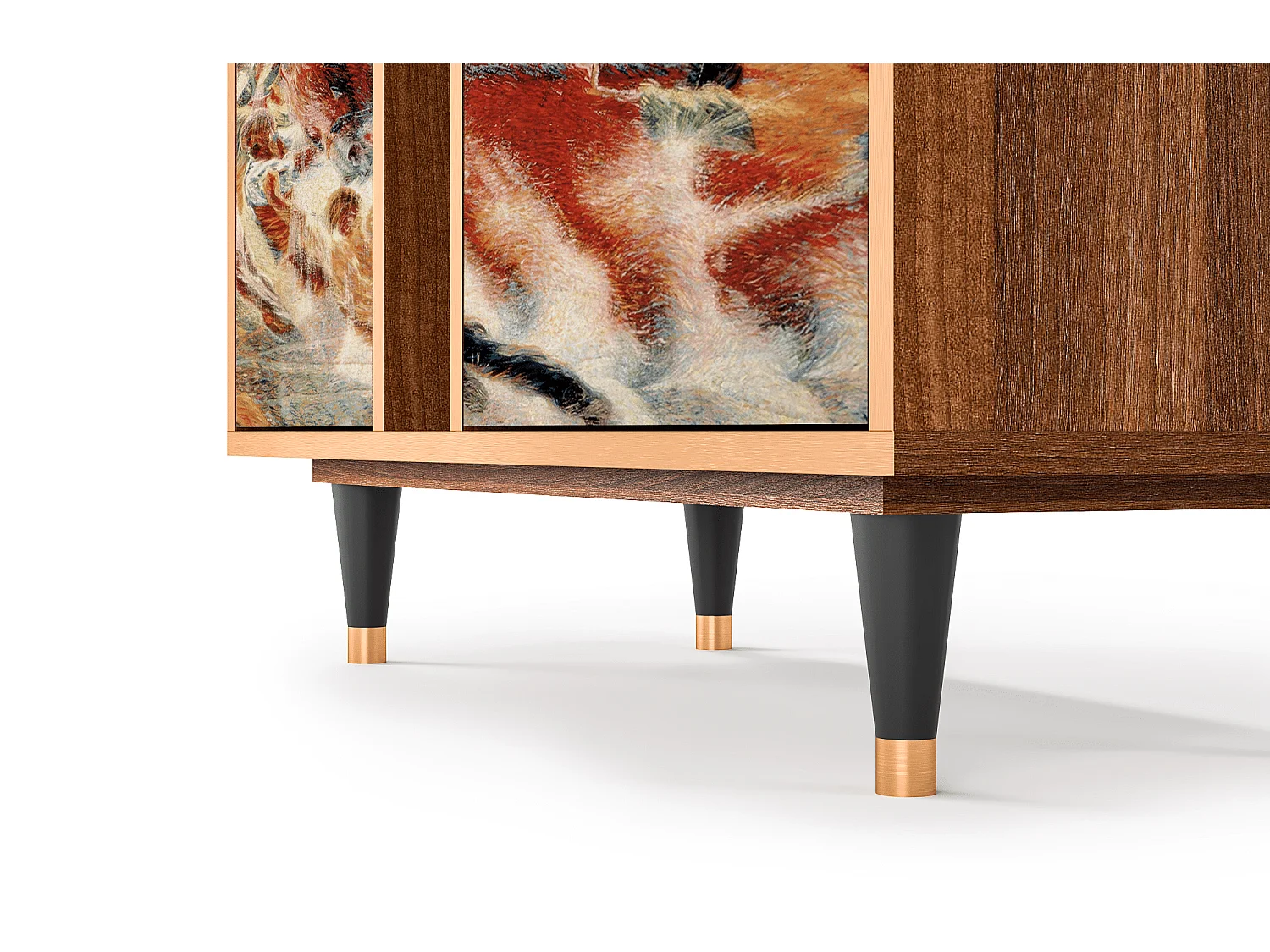 Sideboard - 94х96х41 cm - BS5 - The City Rises, Walnuss