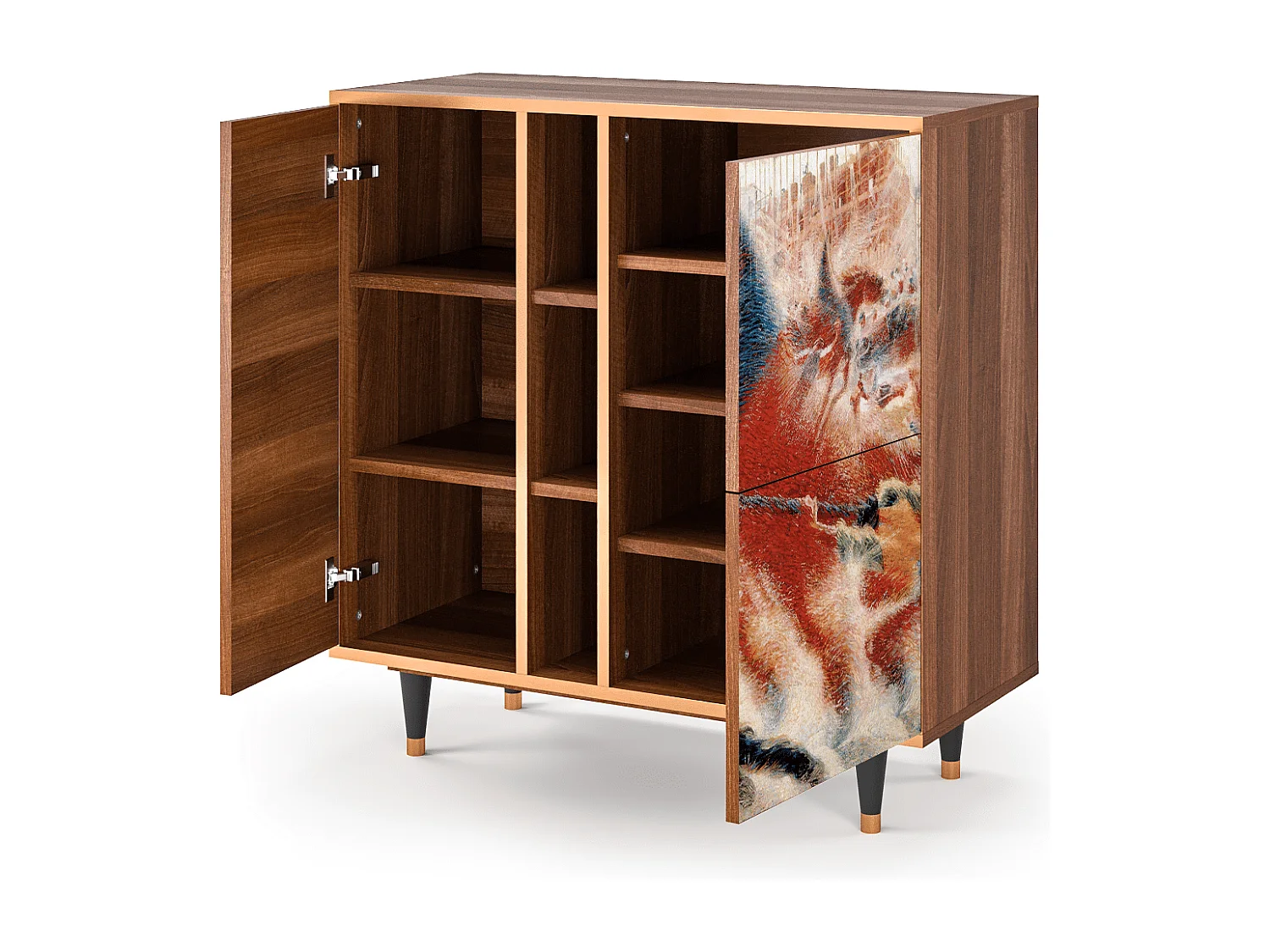 Buffet - 94х96х41 cm - BS5 - The City Rises, Noyer