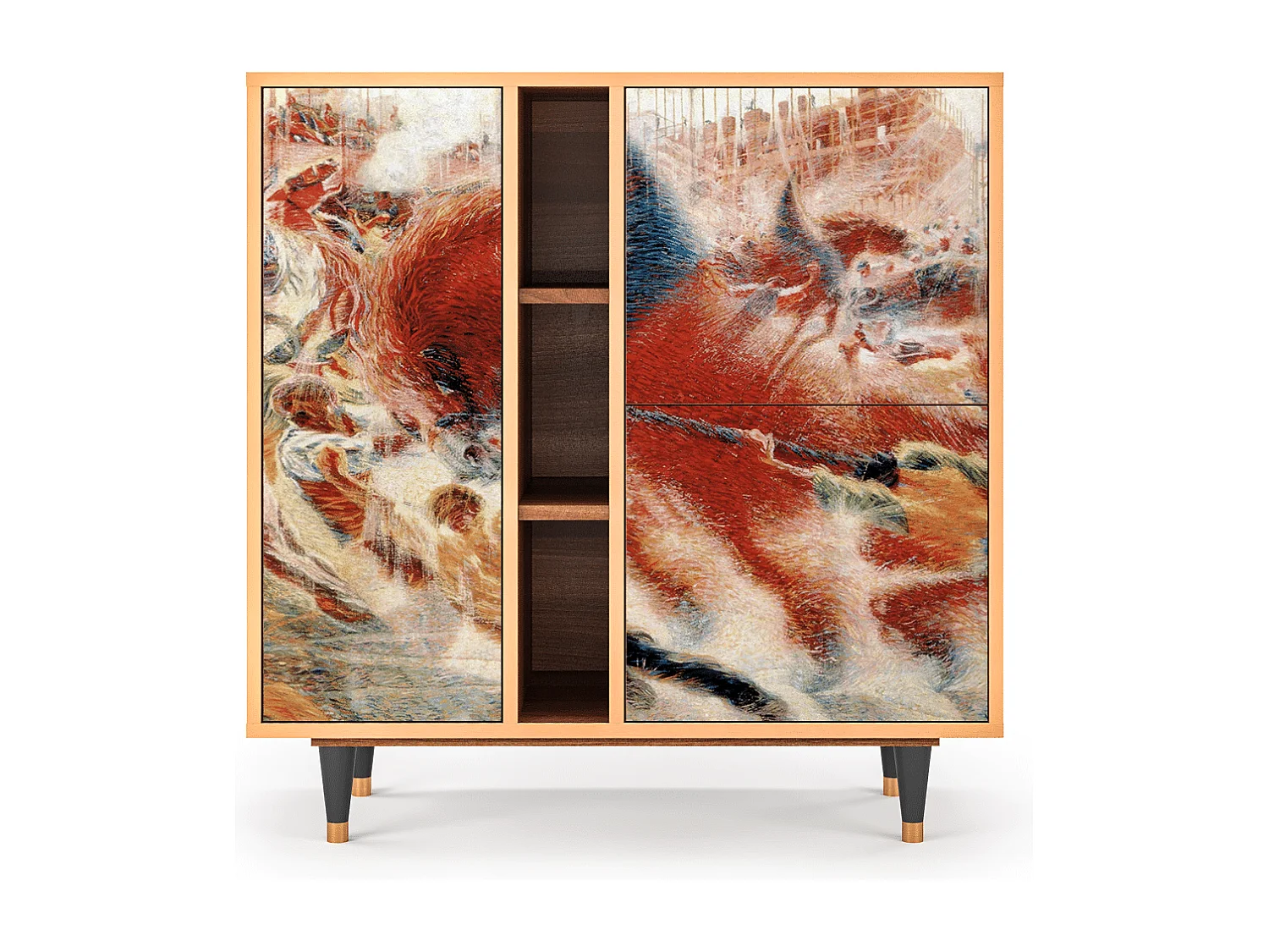 Buffet - 94х96х41 cm - BS5 - The City Rises, Noyer