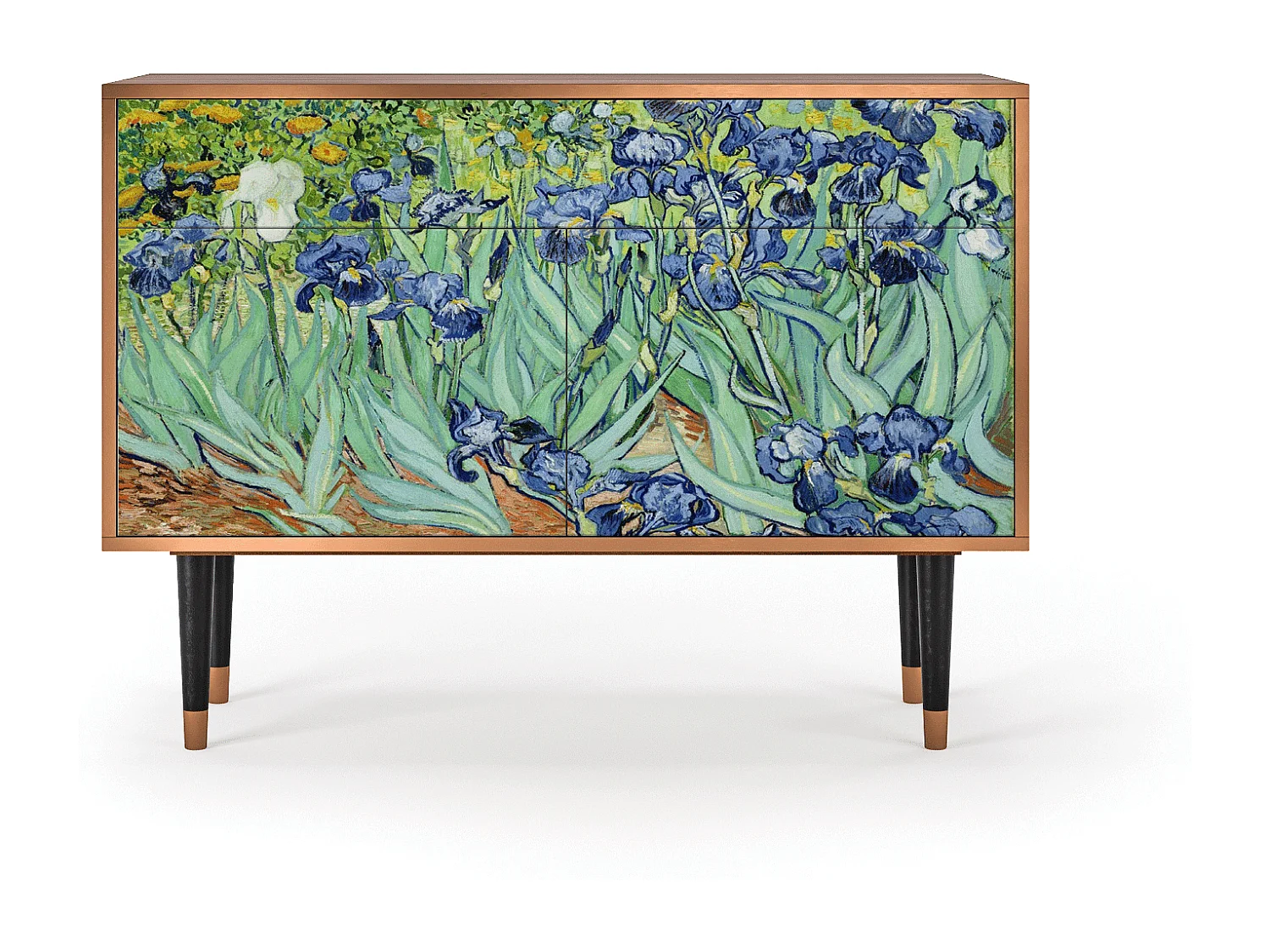 Sideboard - 115x85x48 cm - BS4 - Irises , Walnuss