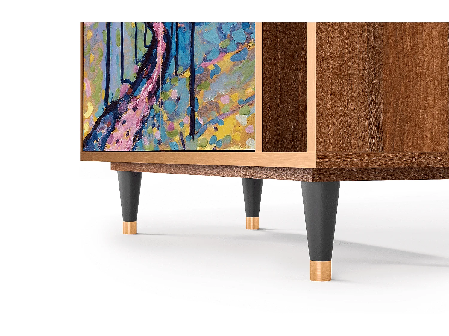 Credenza - 96х110х41 cm - BS6 - Winter Landscape, Noce