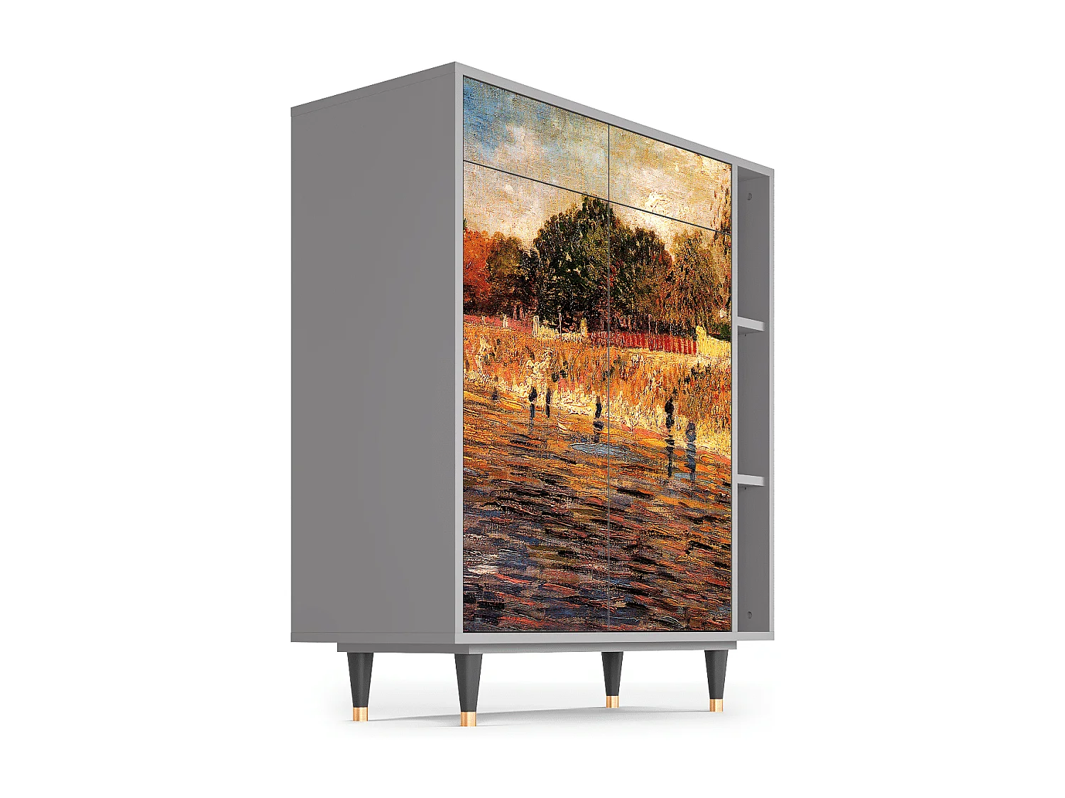 Buffet - 96х110х41 cm - BS6 - The Banks, Gris