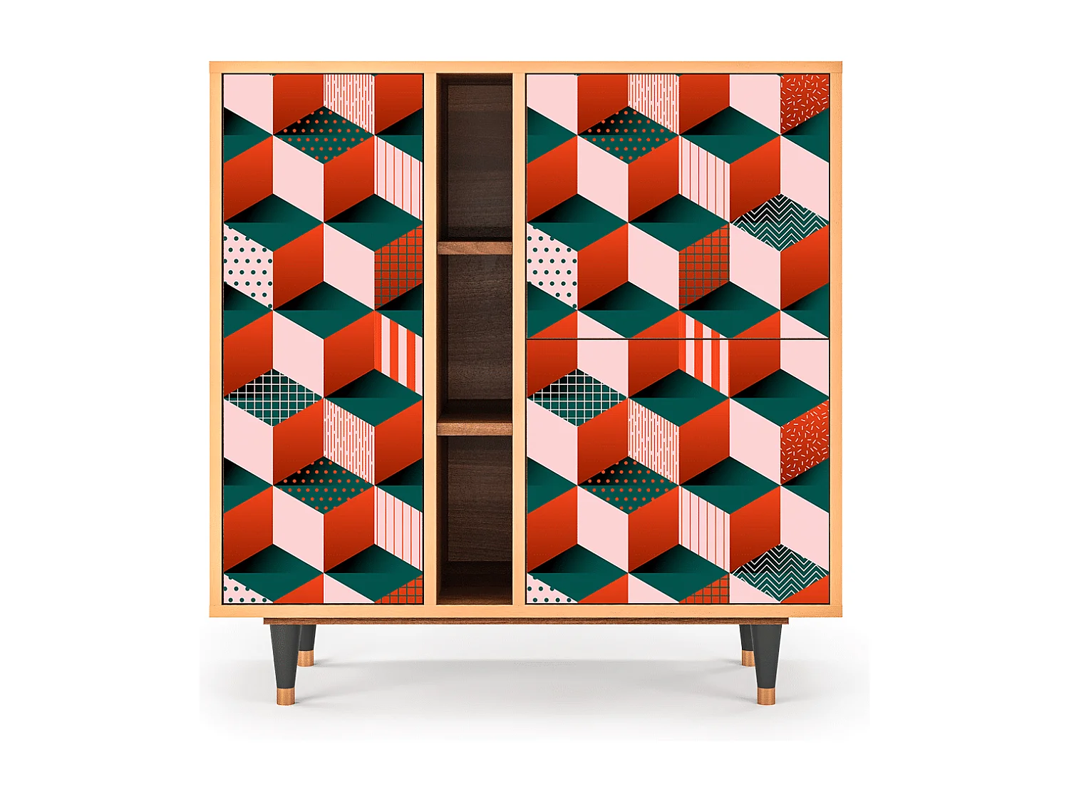 Buffet - 94х96х41 cm - BS5 - Pepsi-Cola, Noyer