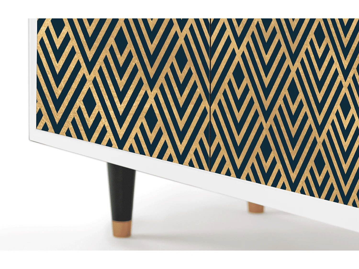 Buffet - 94x96x48 cm - BS3 - Egypt Triangles, Blanc