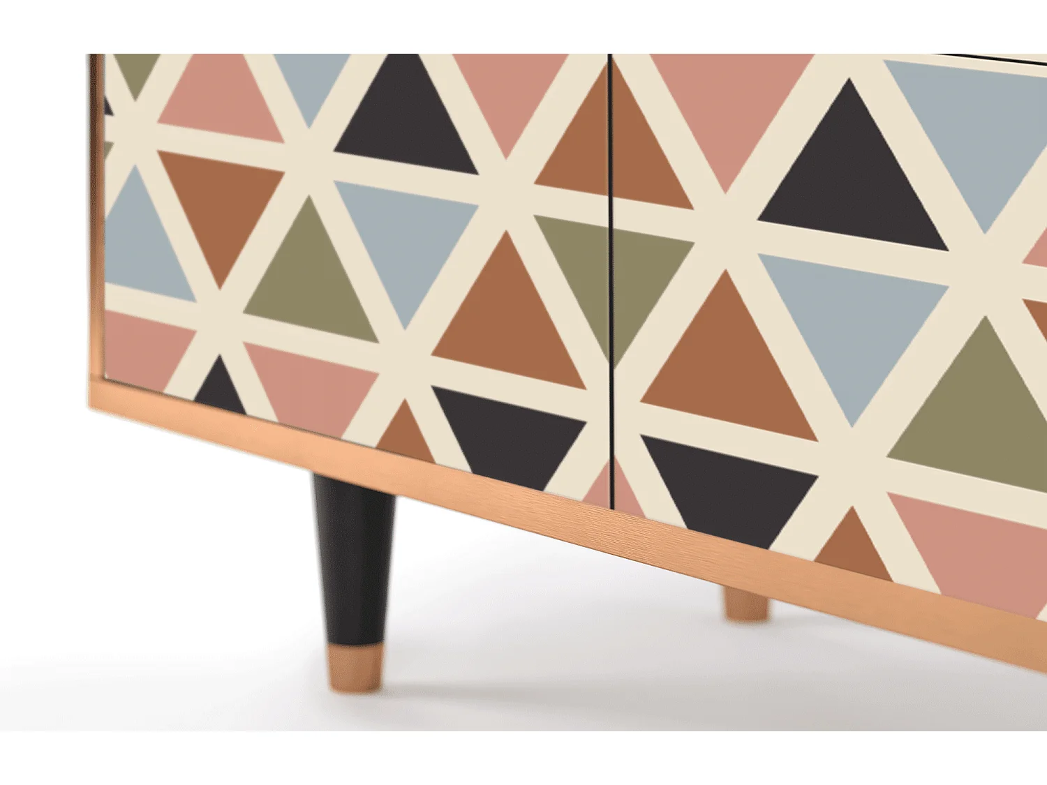 Credenza - 94x96x48 cm - BS3 - Royal Triangles, Noce