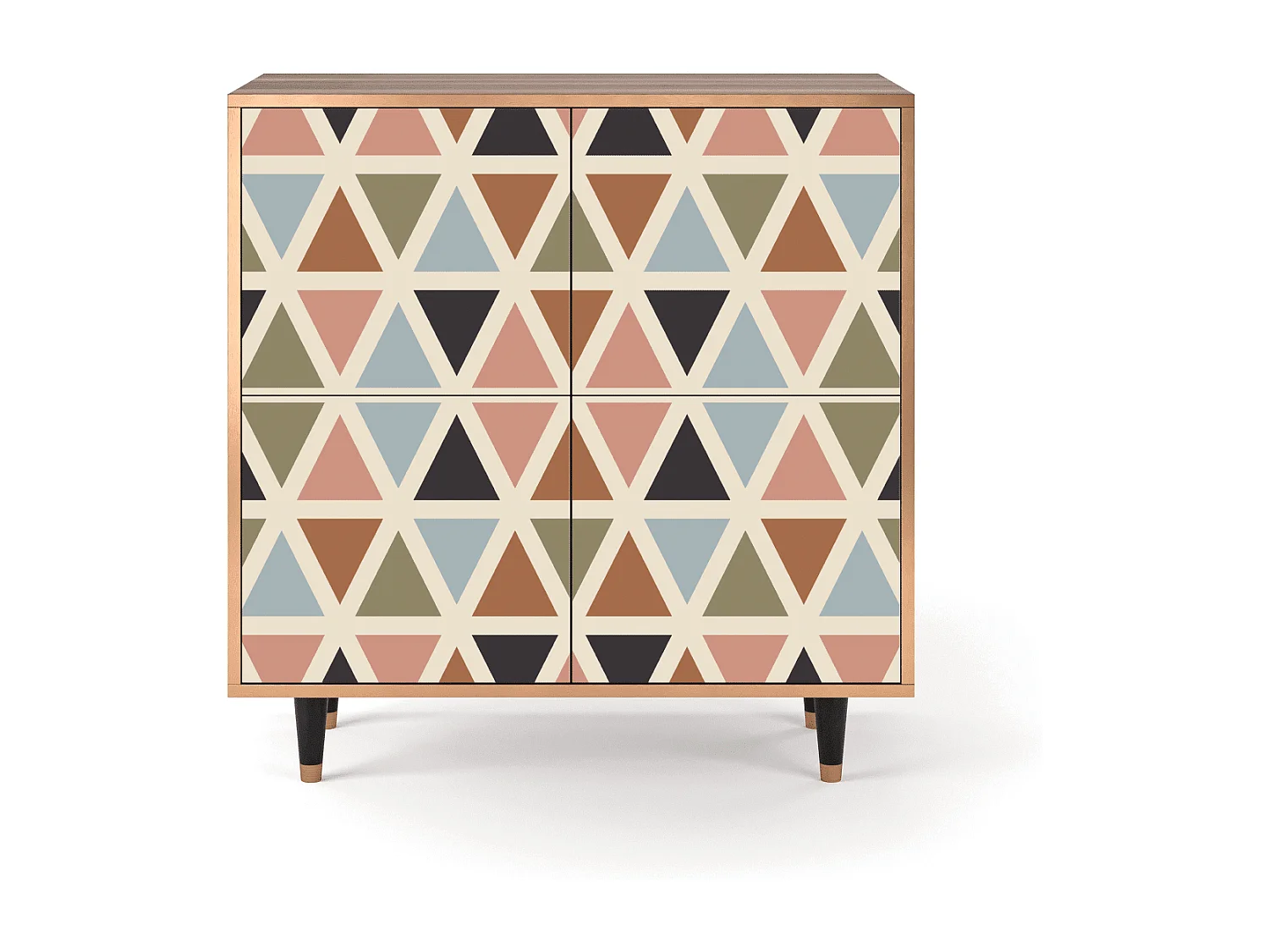 Credenza - 94x96x48 cm - BS3 - Royal Triangles, Noce