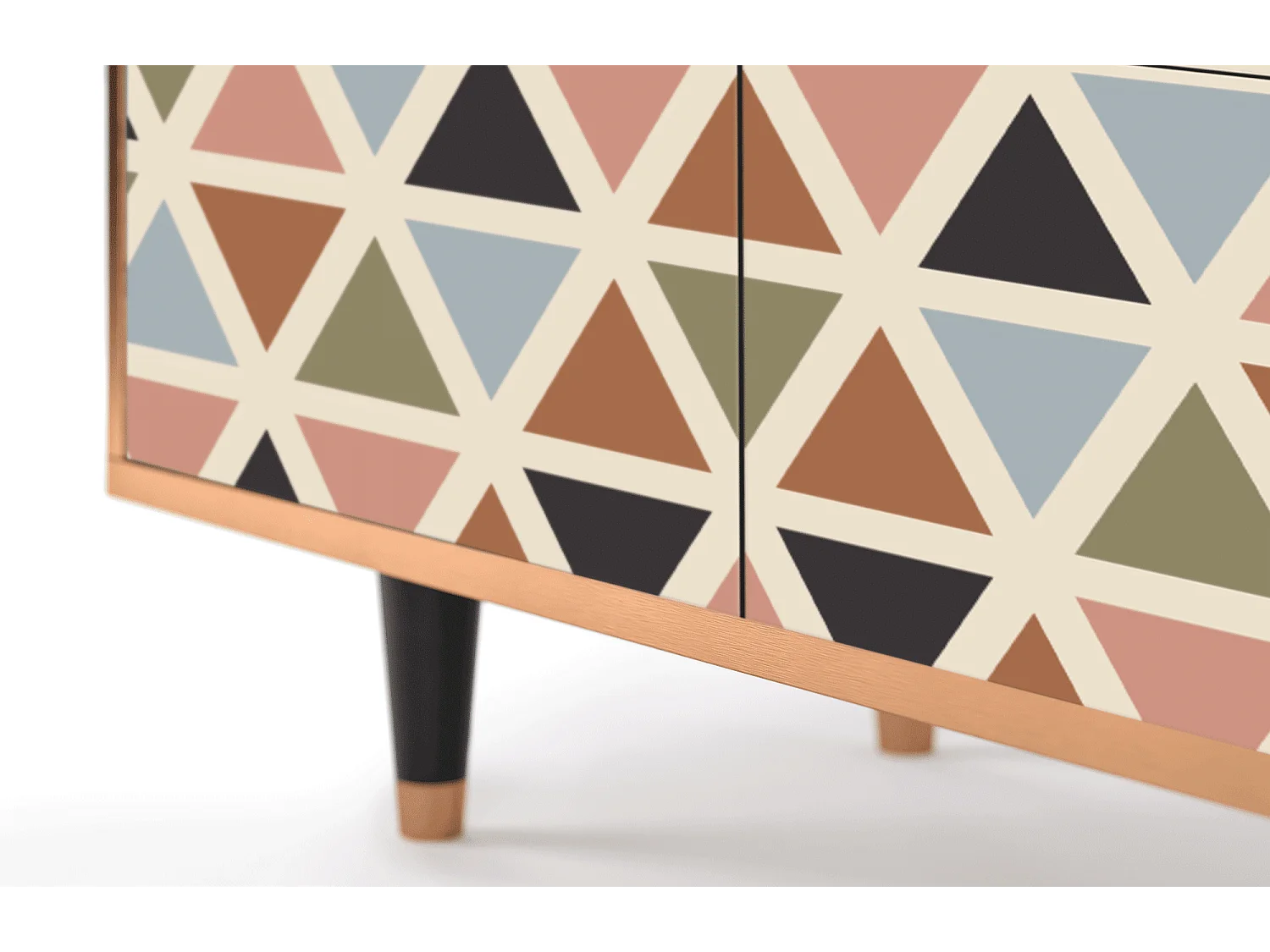 Credenza - 94x96x48 cm - BS3 - Royal Triangles, Noce