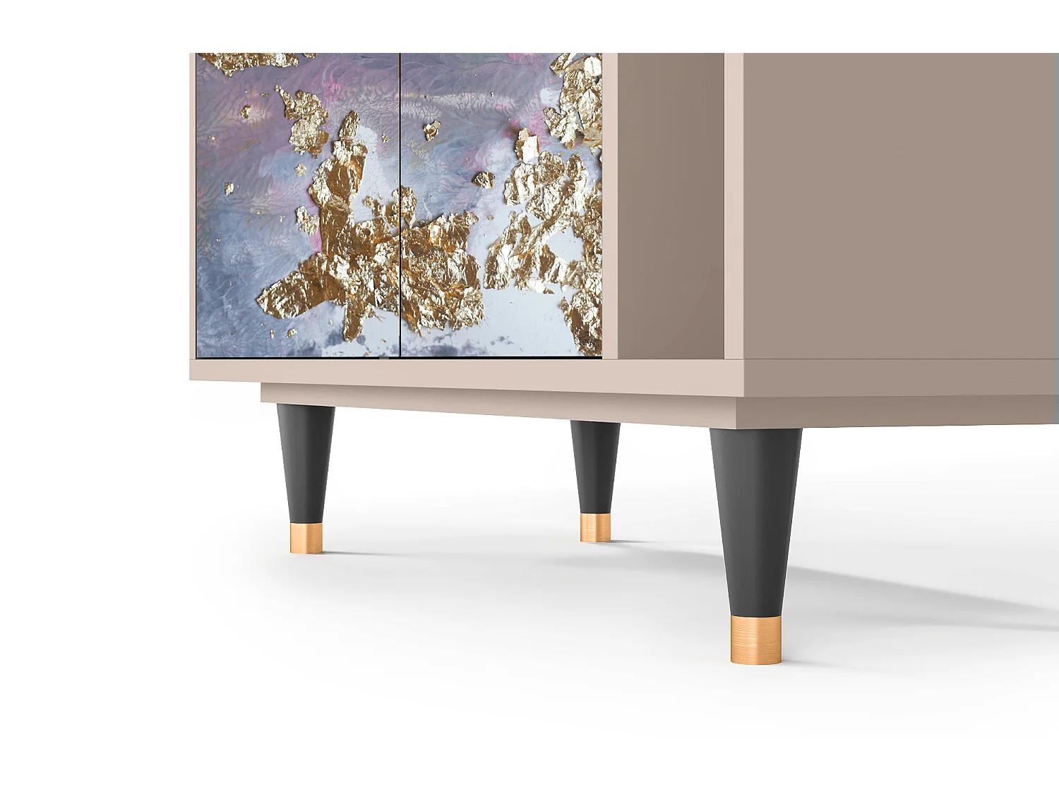 Kredens - 96х110х41 cm - BS6 - Planet Earth, Latte