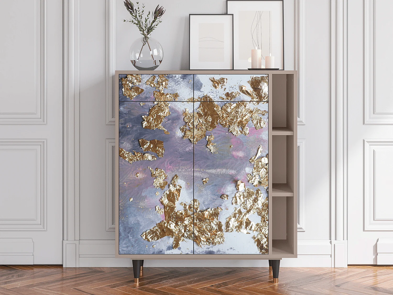 Aparador - 96х110х41 cm - BS6 - Planet Earth, Latte