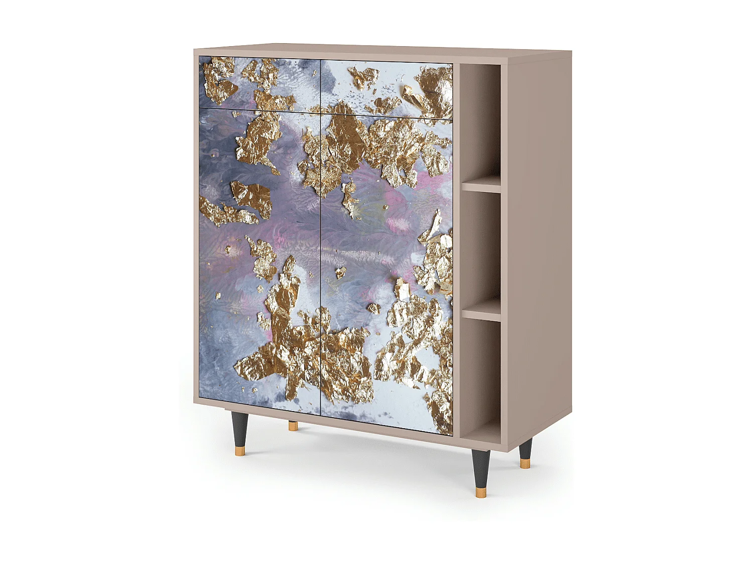 Aparador - 96х110х41 cm - BS6 - Planet Earth, Latte