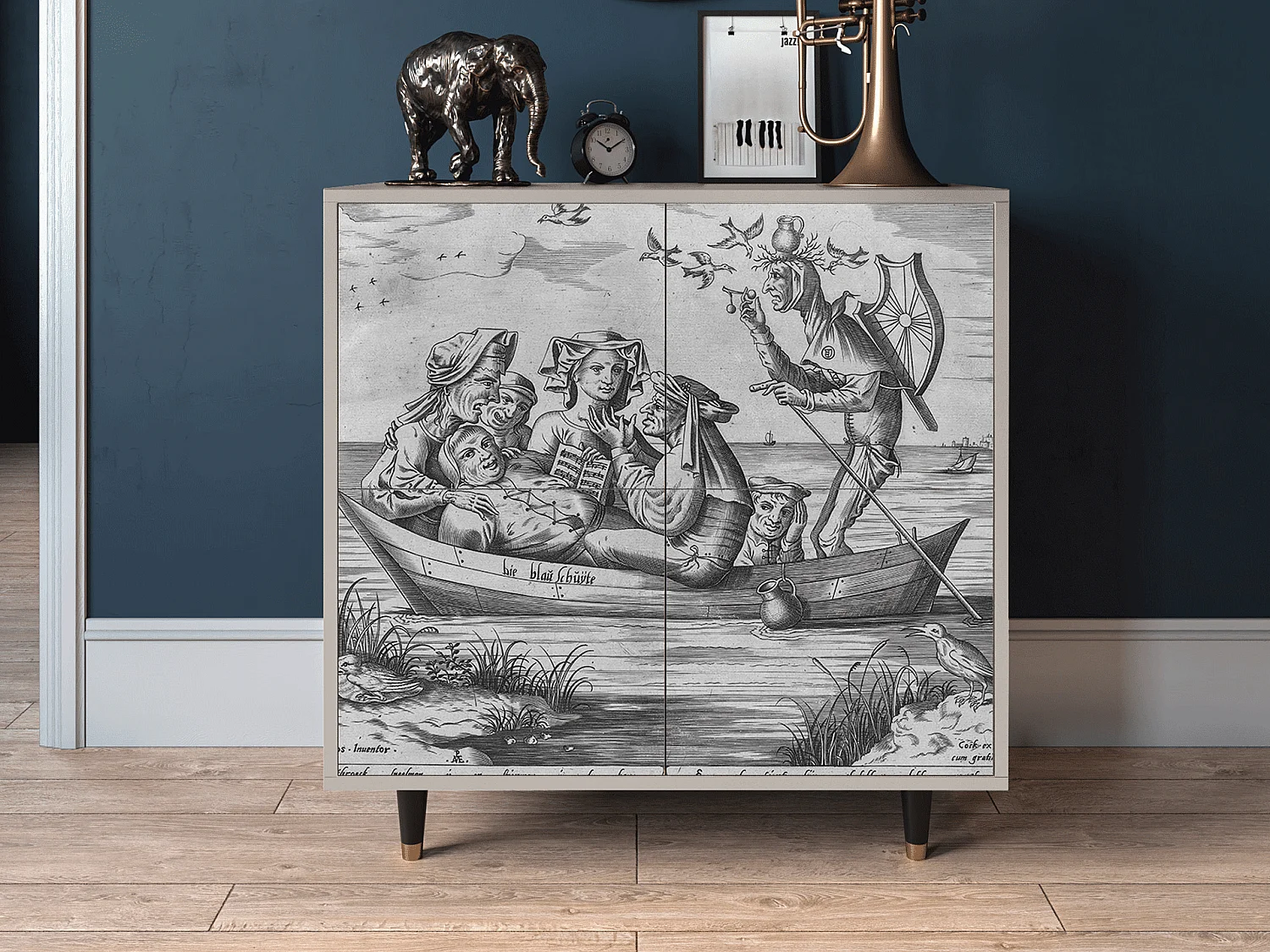 Buffet - 94x96x48 cm - BS3 - Blau Schuyte, Sable