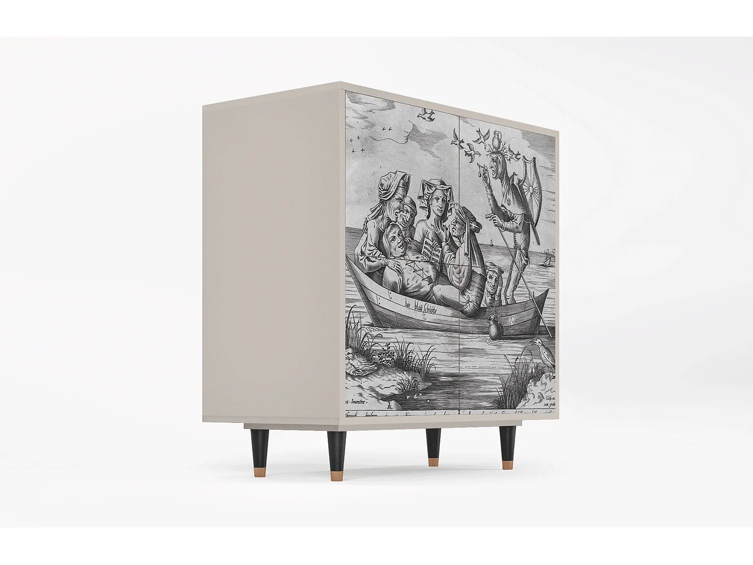 Buffet - 94x96x48 cm - BS3 - Blau Schuyte, Sable