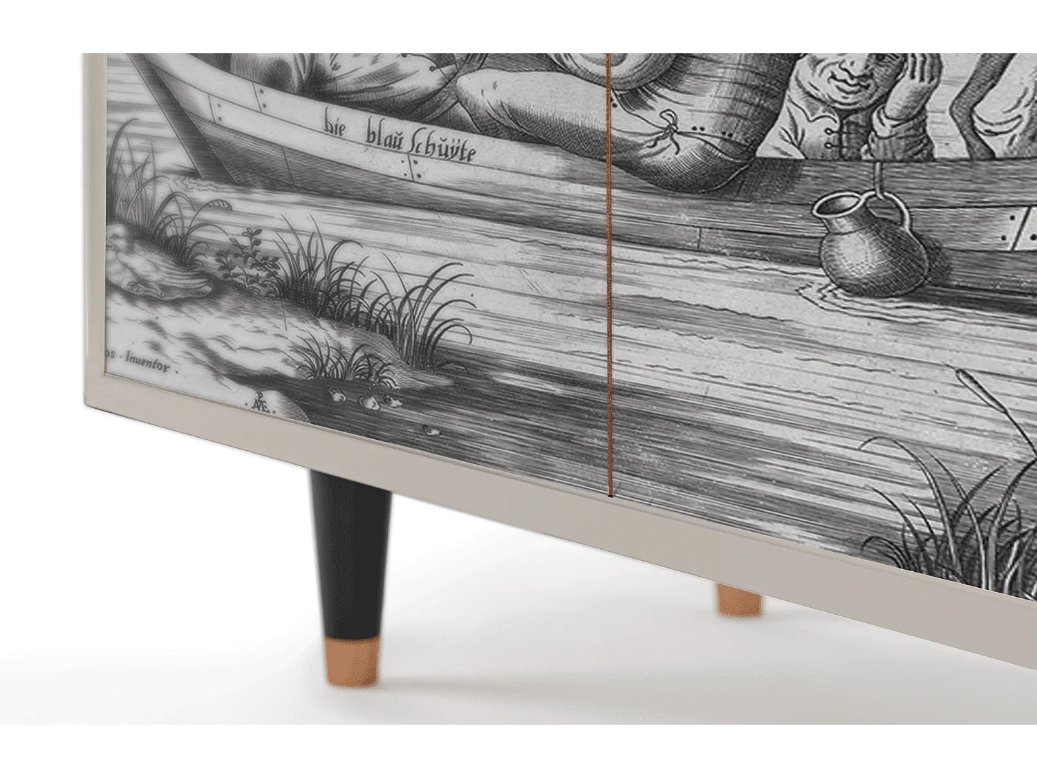 Buffet - 94x96x48 cm - BS3 - Blau Schuyte, Sable