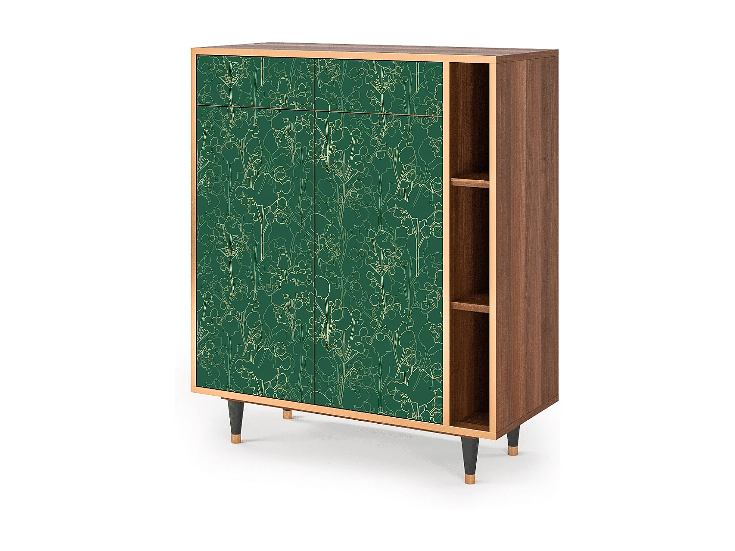 Buffet - 96х110х41 cm - BS6 - Emerald Forest, Noyer