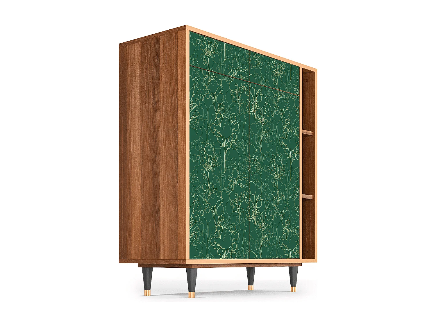 Buffet - 96х110х41 cm - BS6 - Emerald Forest, Noyer