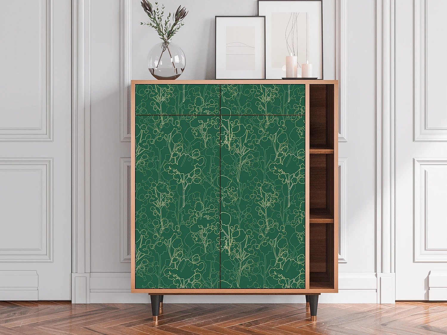 Credenza - 96х110х41 cm - BS6 - Emerald Forest, Noce