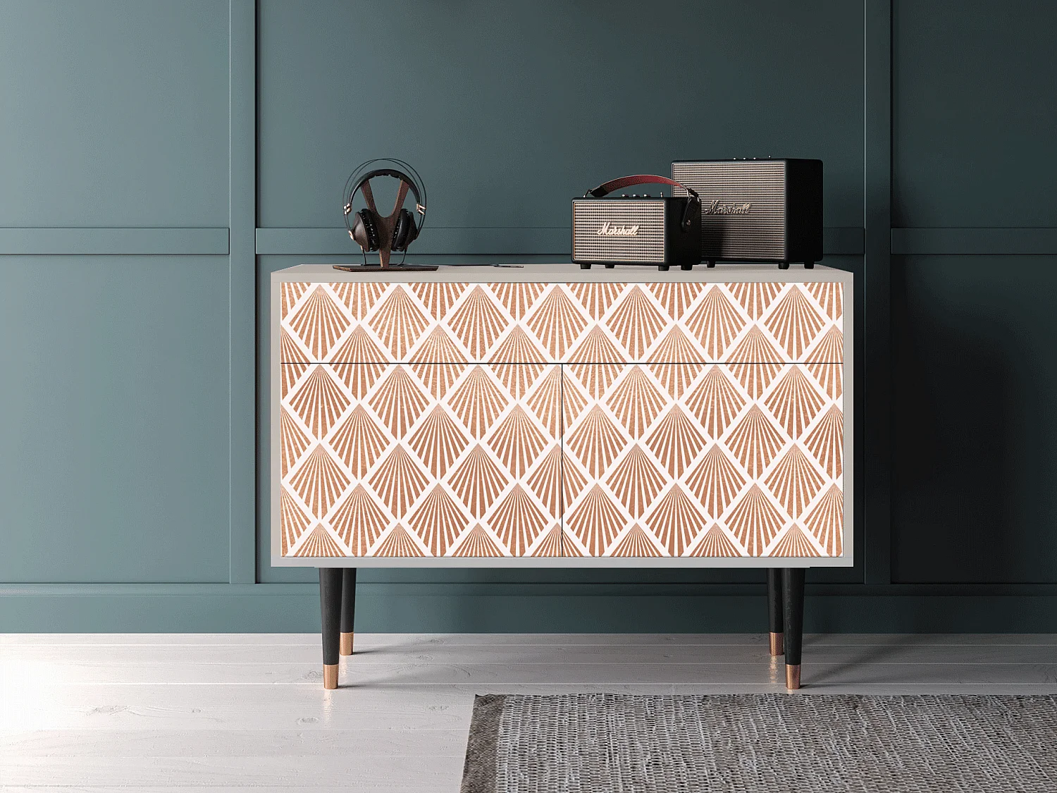 Buffet - 115x85x48 cm - BS4 - Pastel Sunrise, Sable