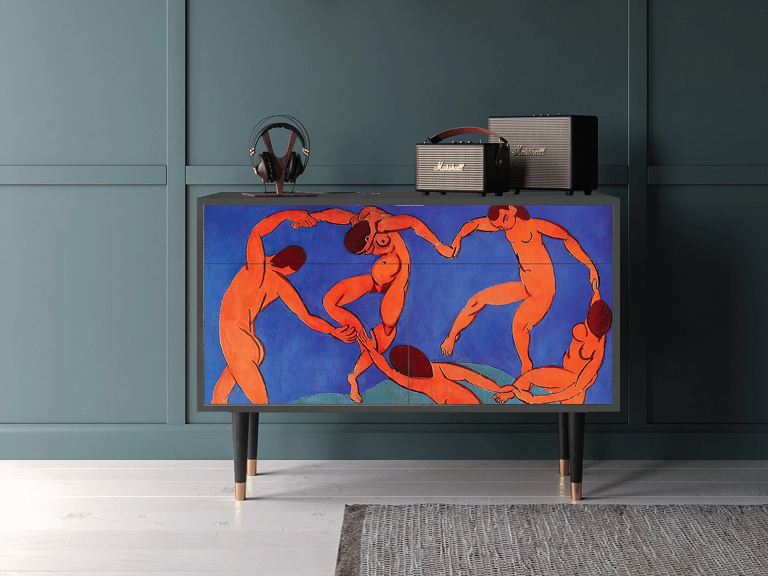 Sideboard - 115x85x48 cm - BS4 - The Dance by Matisse , Anthrazit