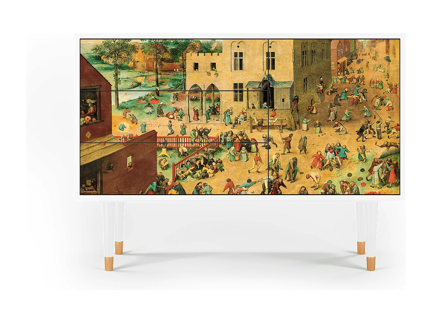 Credenza - 115х84х41 cm - S3 - Children Games, Bianco