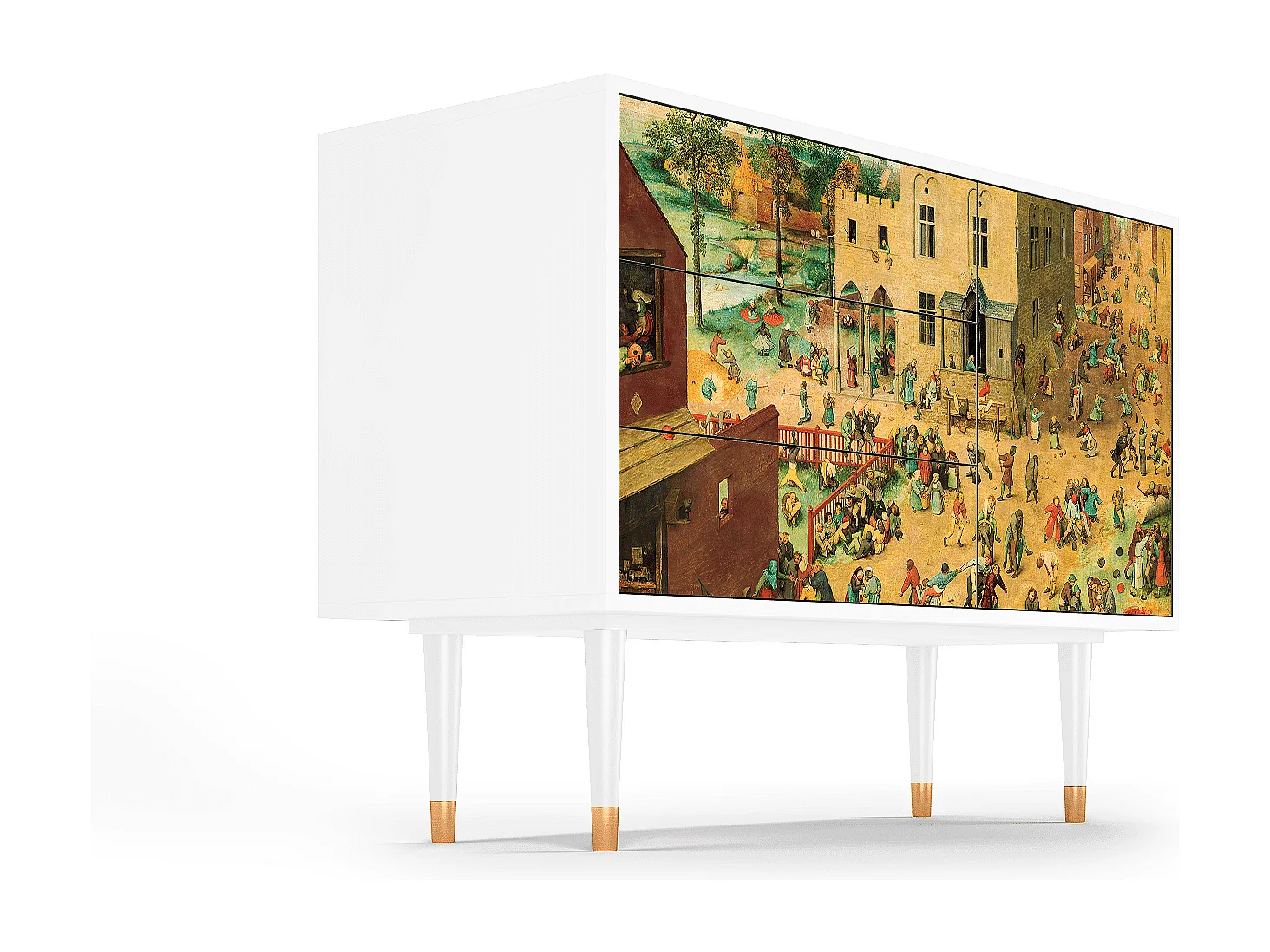 Credenza - 115х84х41 cm - S3 - Children Games, Bianco