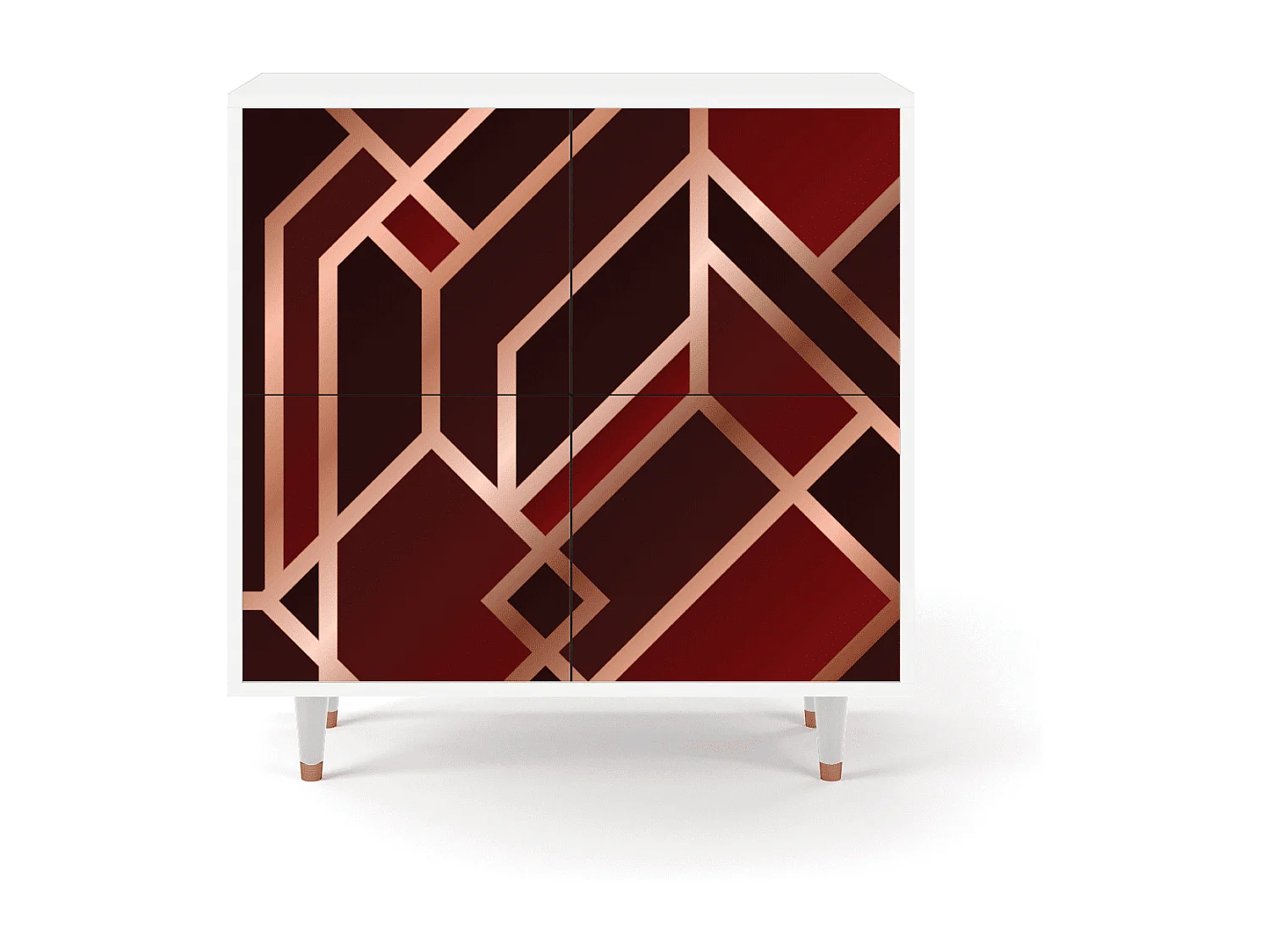 Buffet - 94x96x48 cm - BS3 - Velvet 1920's, Blanc