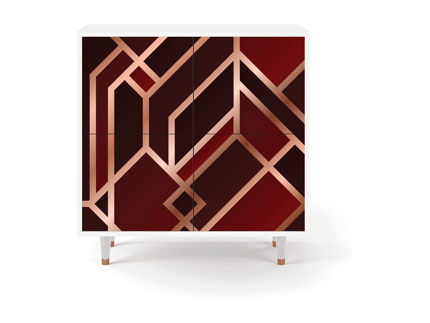 Dressoir - 94x96x48 cm - BS3 - Velvet 1920's, Wit