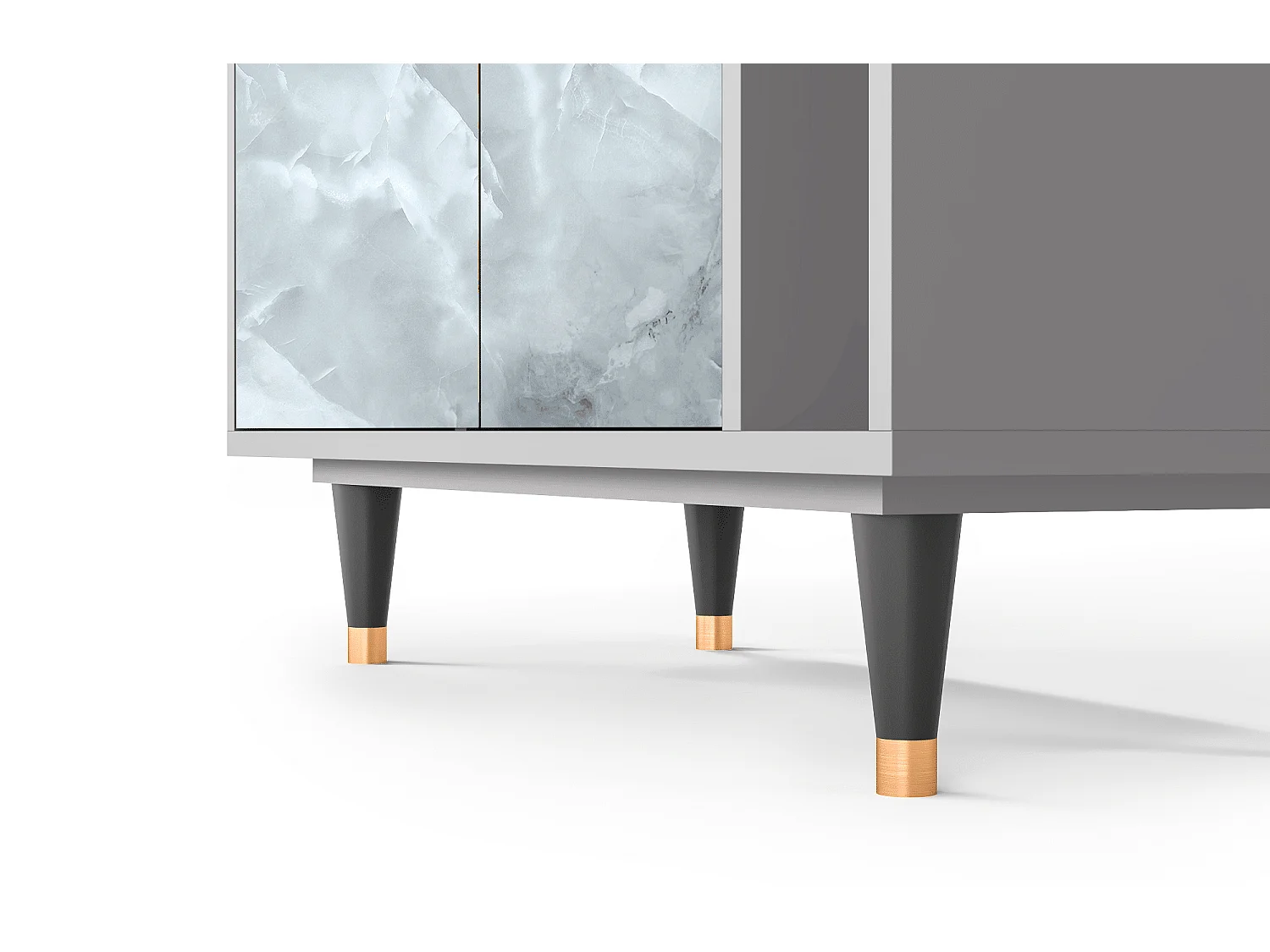 Aparador - 96х110х41 cm - BS6 - The Onyx, Gris