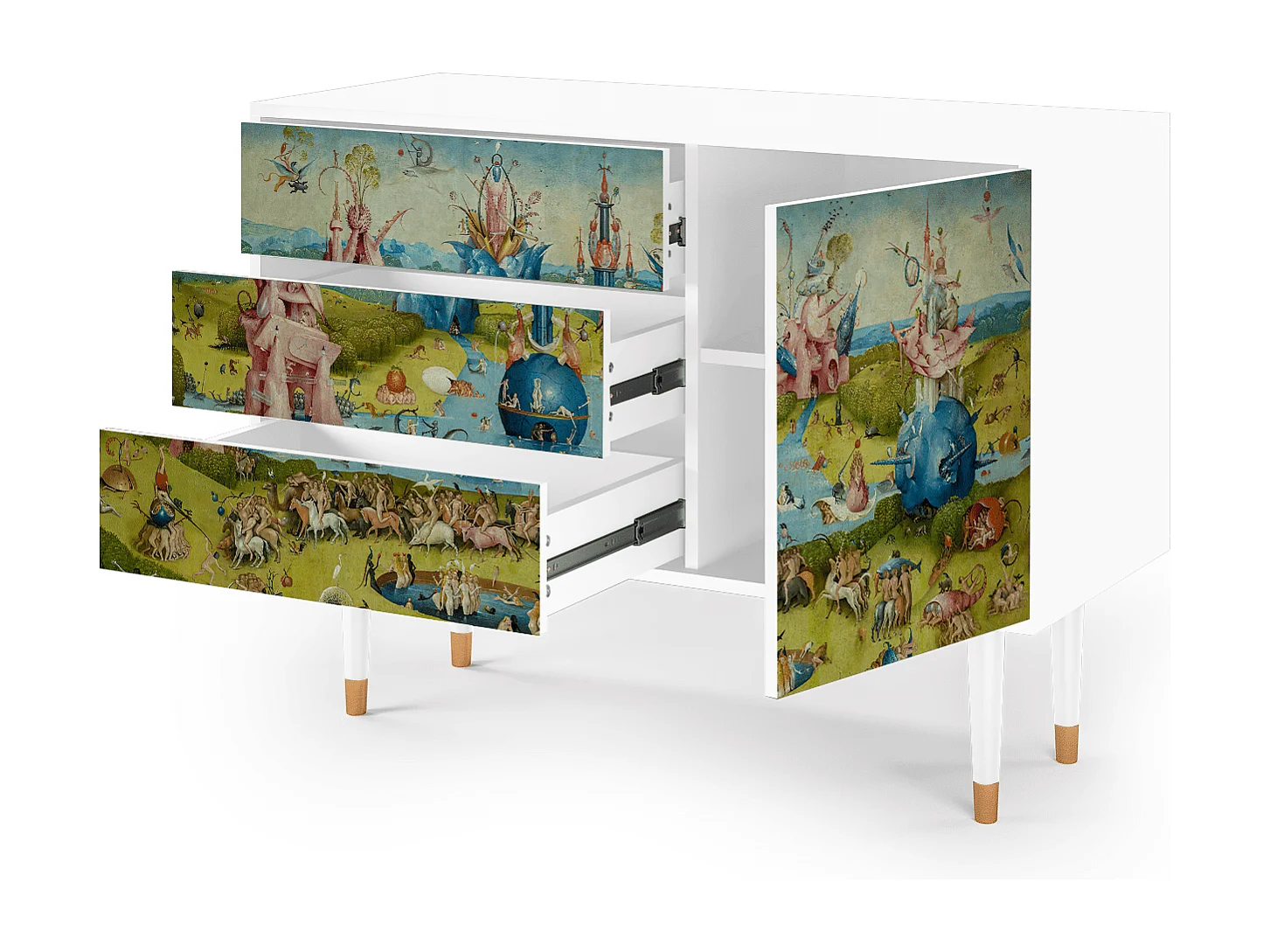 Aparador - 115х84х41 cm - S3 - The Garden 2 by Bosch, Blanco