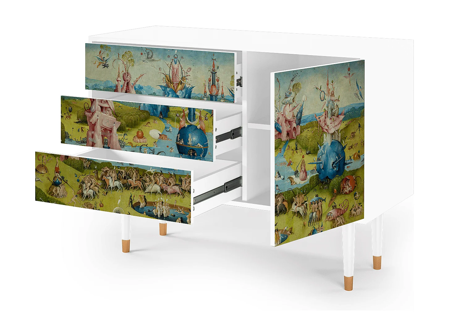 Credenza - 115х84х41 cm - S3 - The Garden 2 by Bosch, Bianco