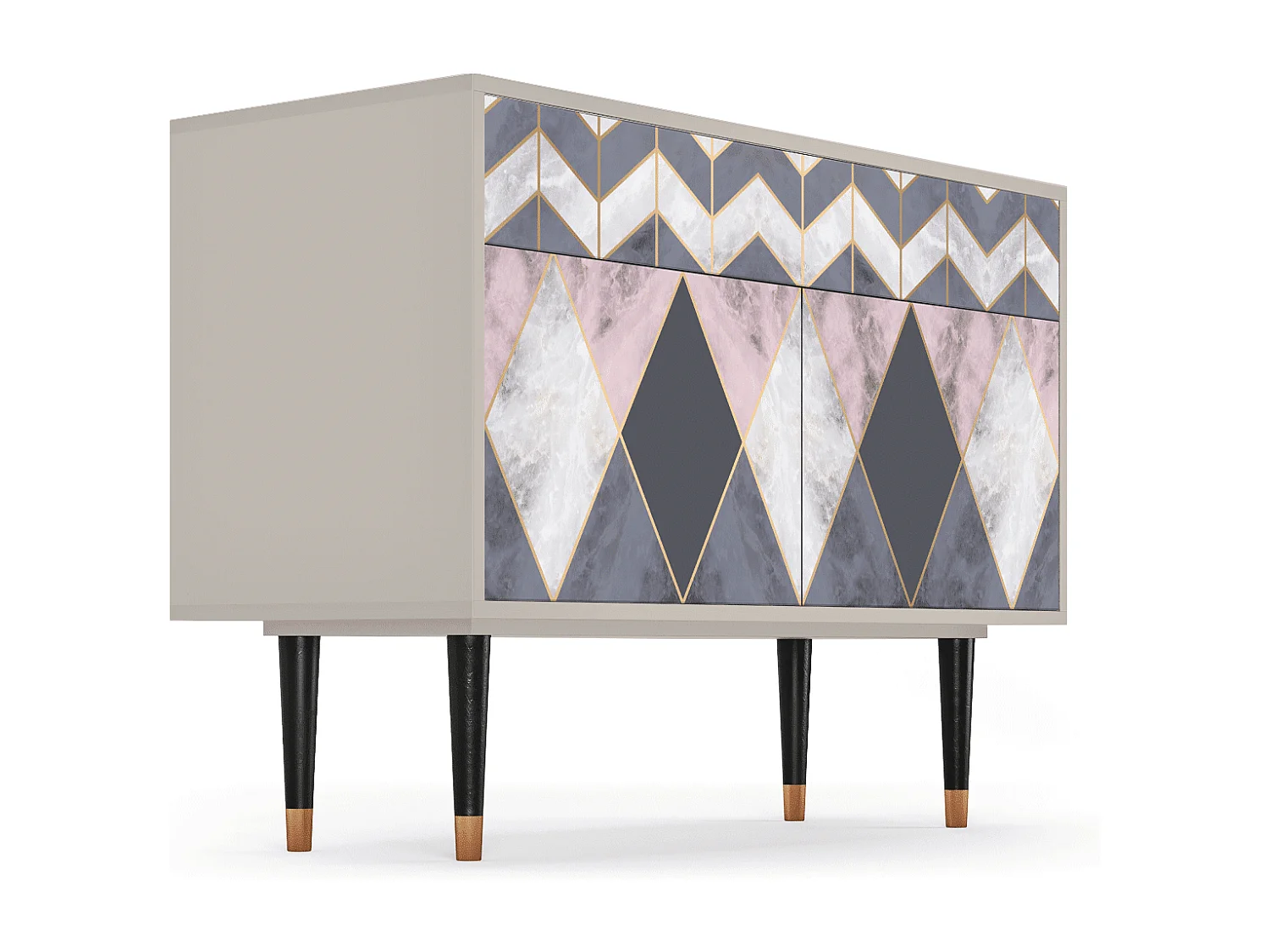 Sideboard - 115x85x48 cm - BS4 - Ideal Harmony, Sand