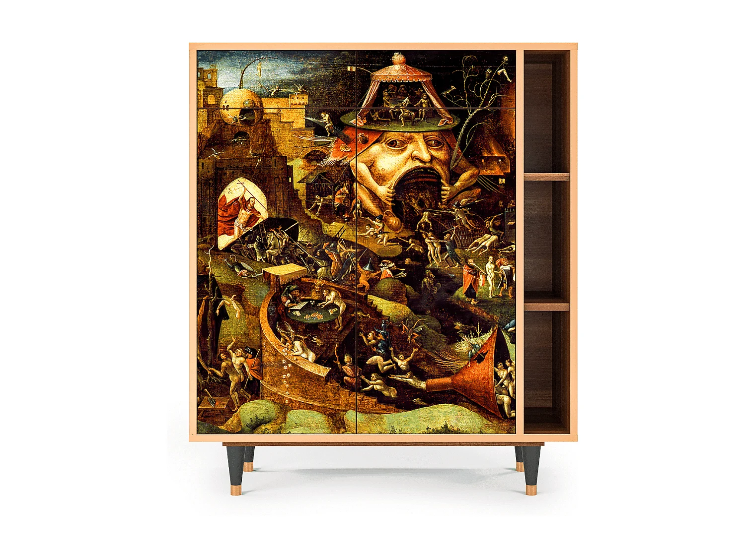 Buffet - 96х110х41 cm - BS6 - Christ in Limbo, Noyer