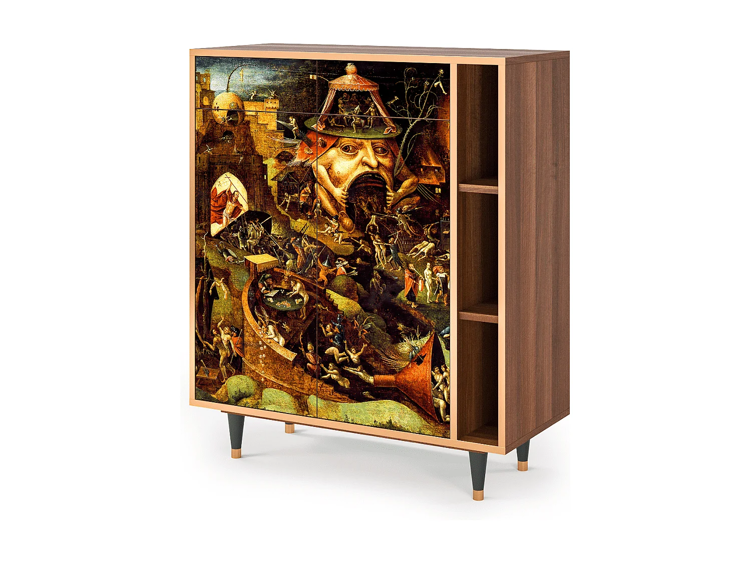 Buffet - 96х110х41 cm - BS6 - Christ in Limbo, Noyer
