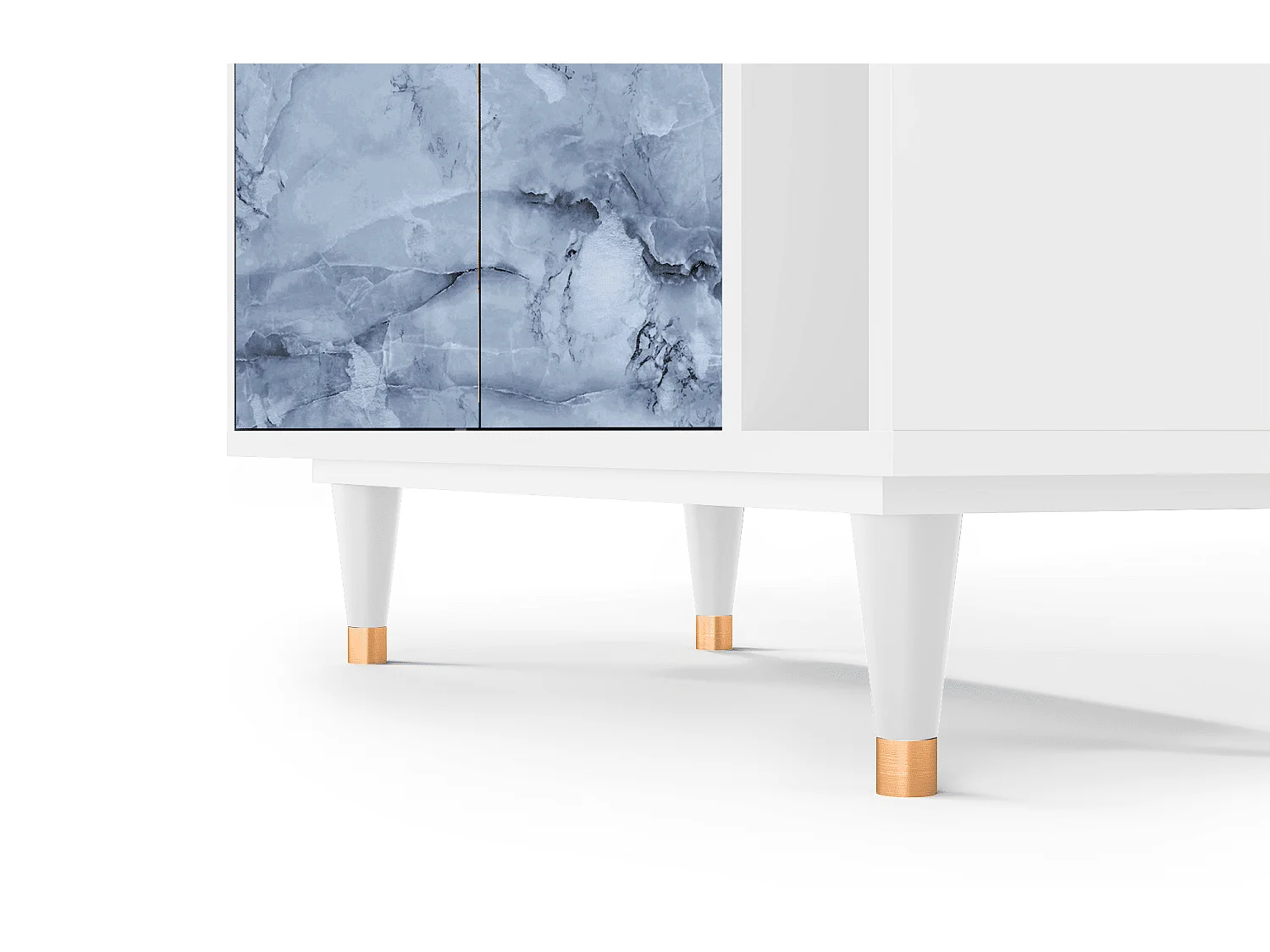 Dressoir - 96х110х41 cm - BS6 - Feather Ice, Wit