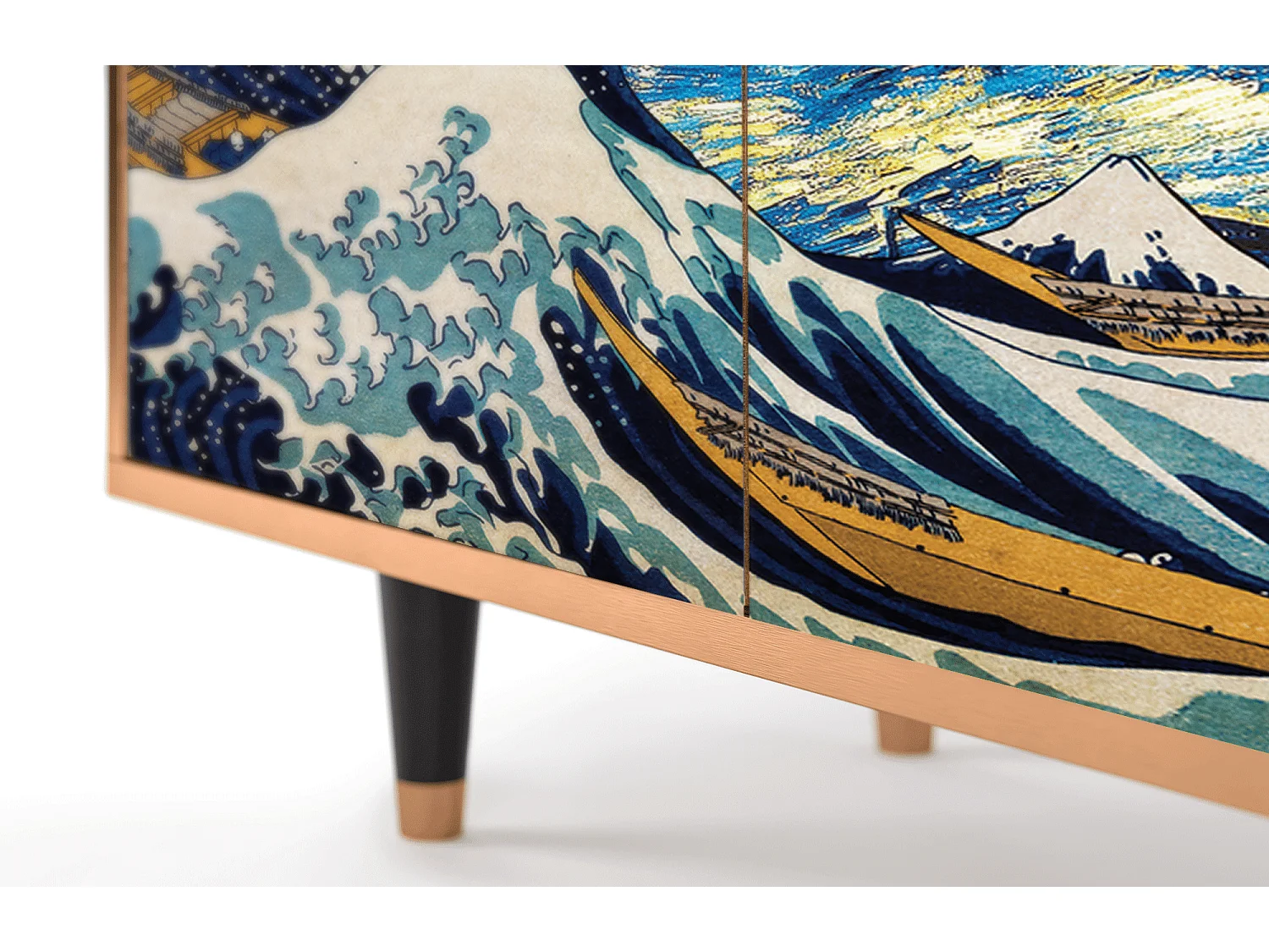 Buffet - 94x96x48 cm - BS3 - Great Wave, Noyer