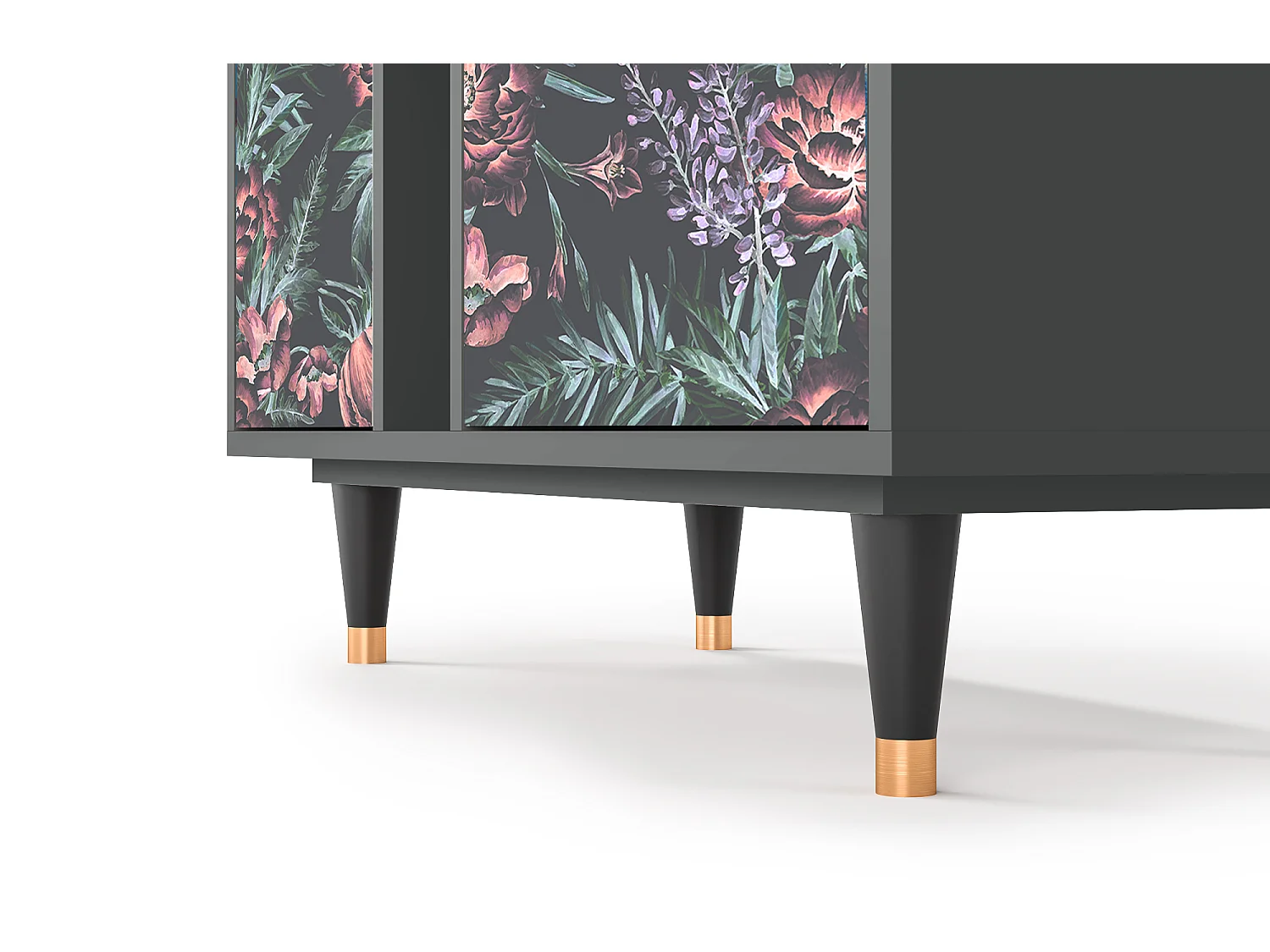 Buffet - 94х96х41 cm - BS5 - Dark Peonies, Anthracite