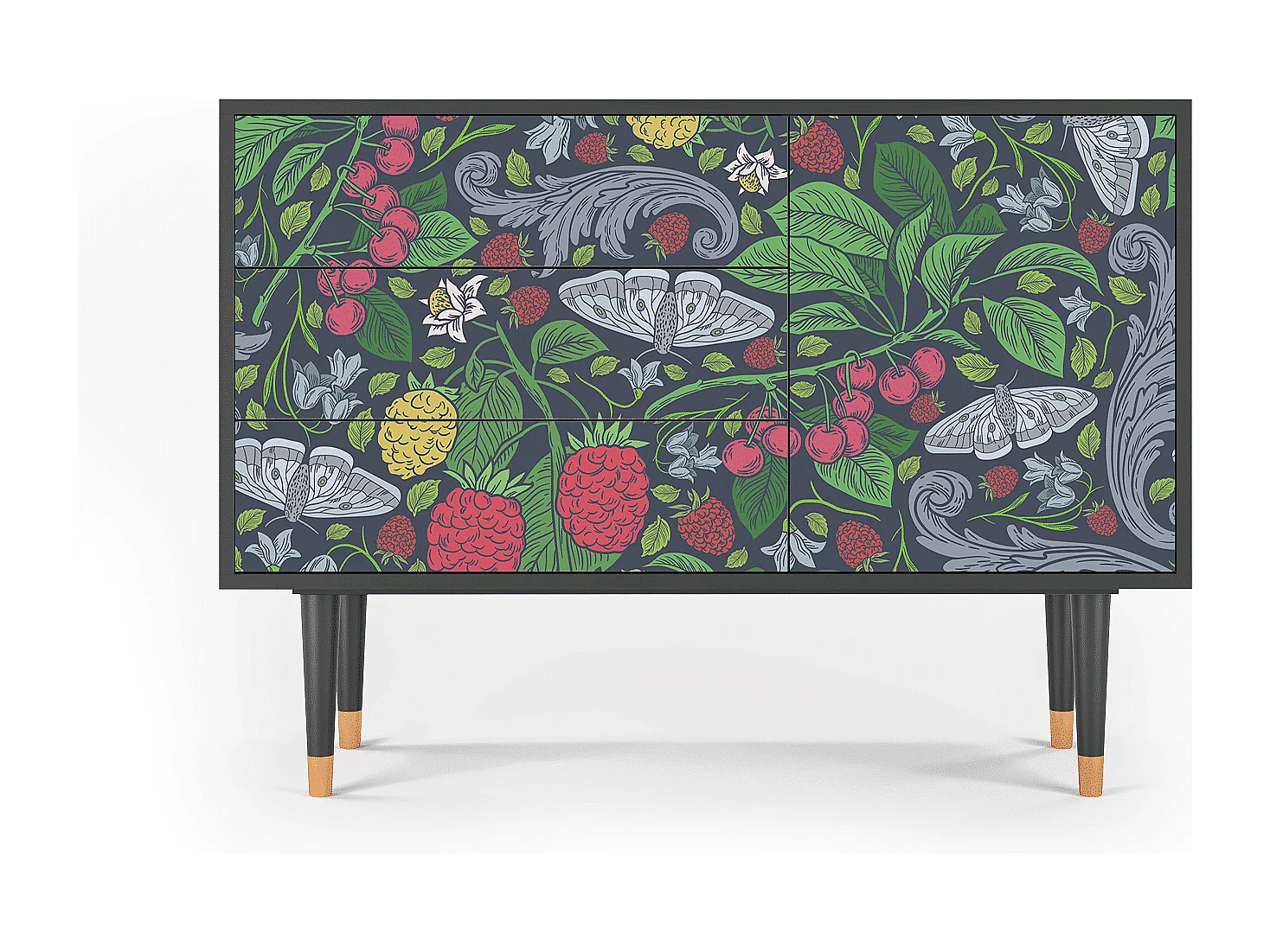 Buffet - 115х84х41 cm - S3 - Summer Berries, Anthracite
