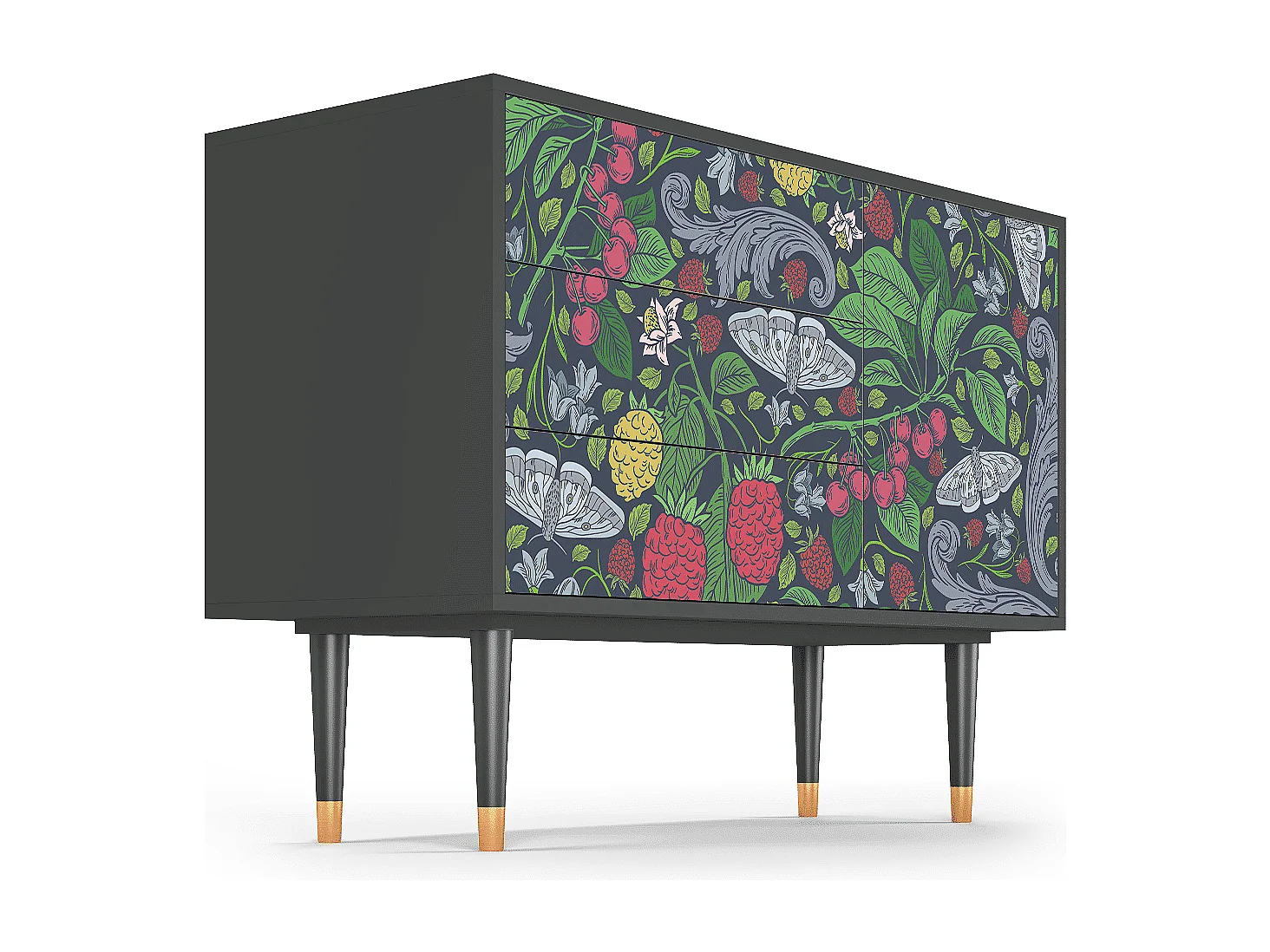 Buffet - 115х84х41 cm - S3 - Summer Berries, Anthracite