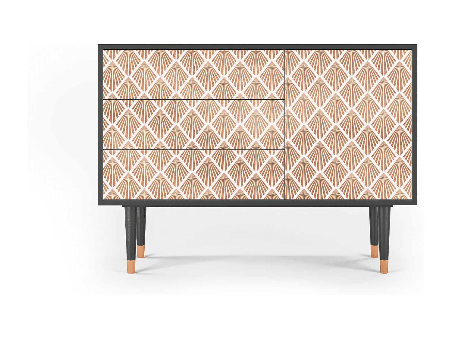 Credenza - 115х84х41 cm - S3 - Pastel Sunrise, Antracite
