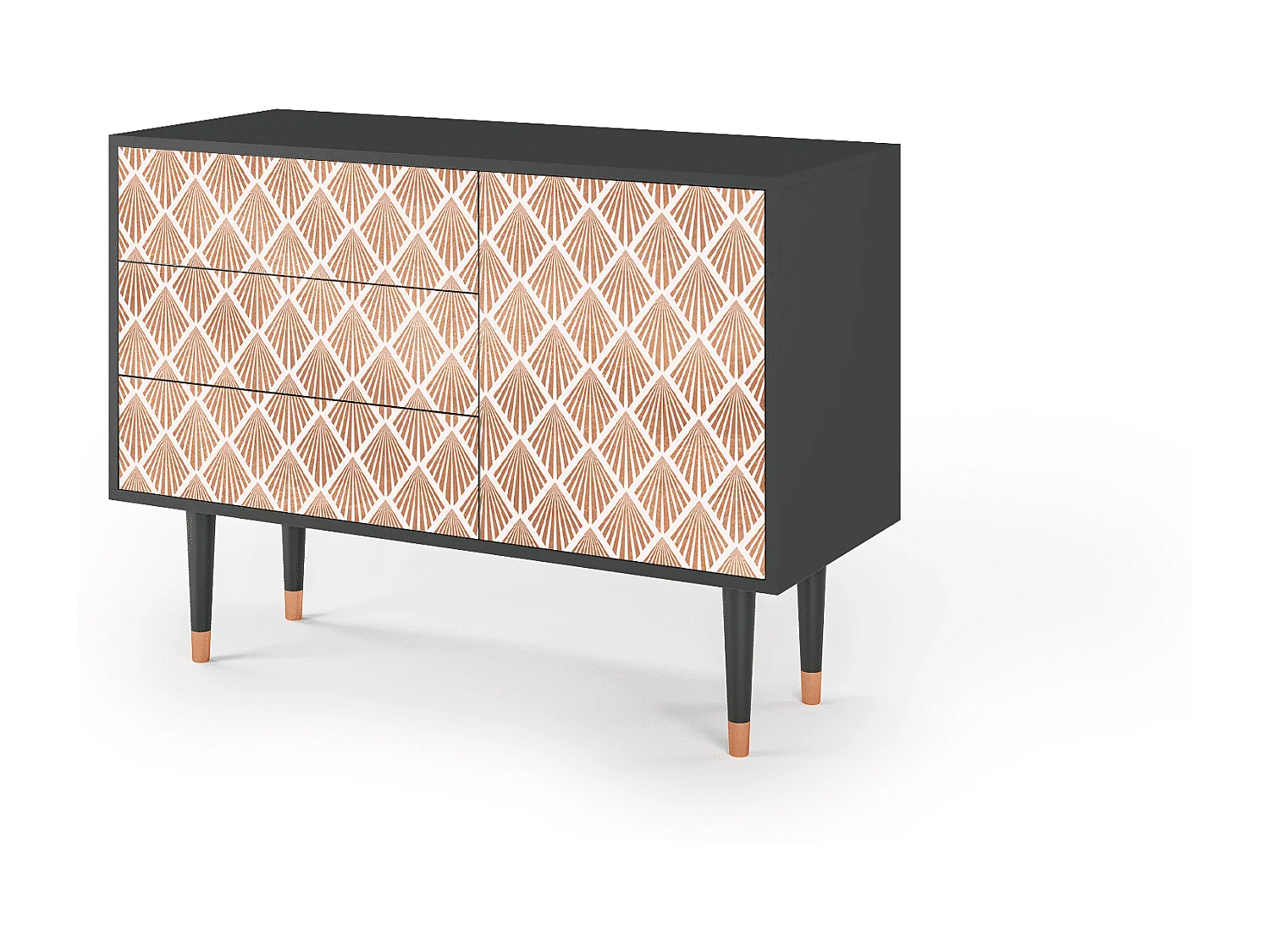 Credenza - 115х84х41 cm - S3 - Pastel Sunrise, Antracite