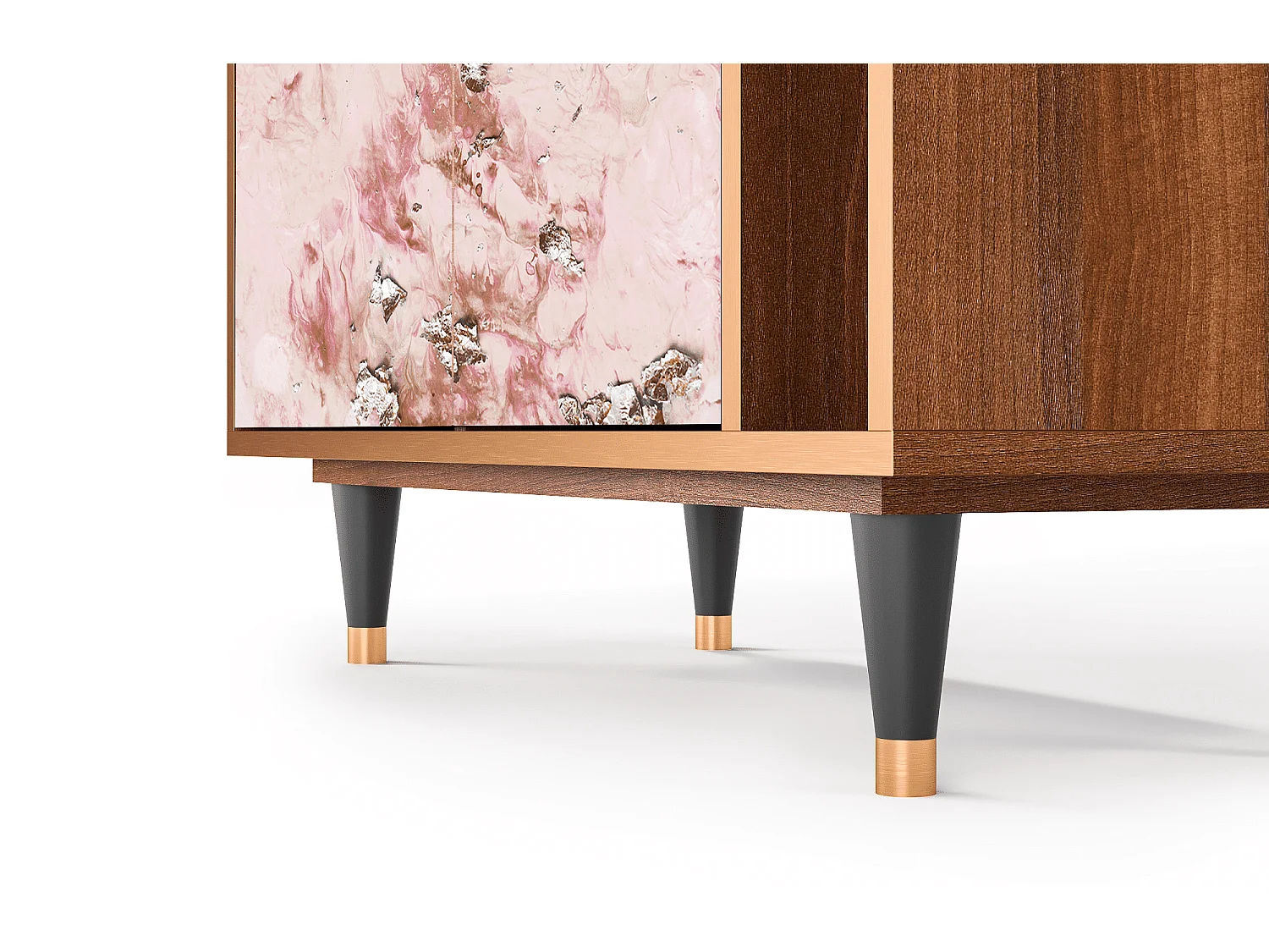 Credenza - 96х110х41 cm - BS6 - Cotton Candy, Noce