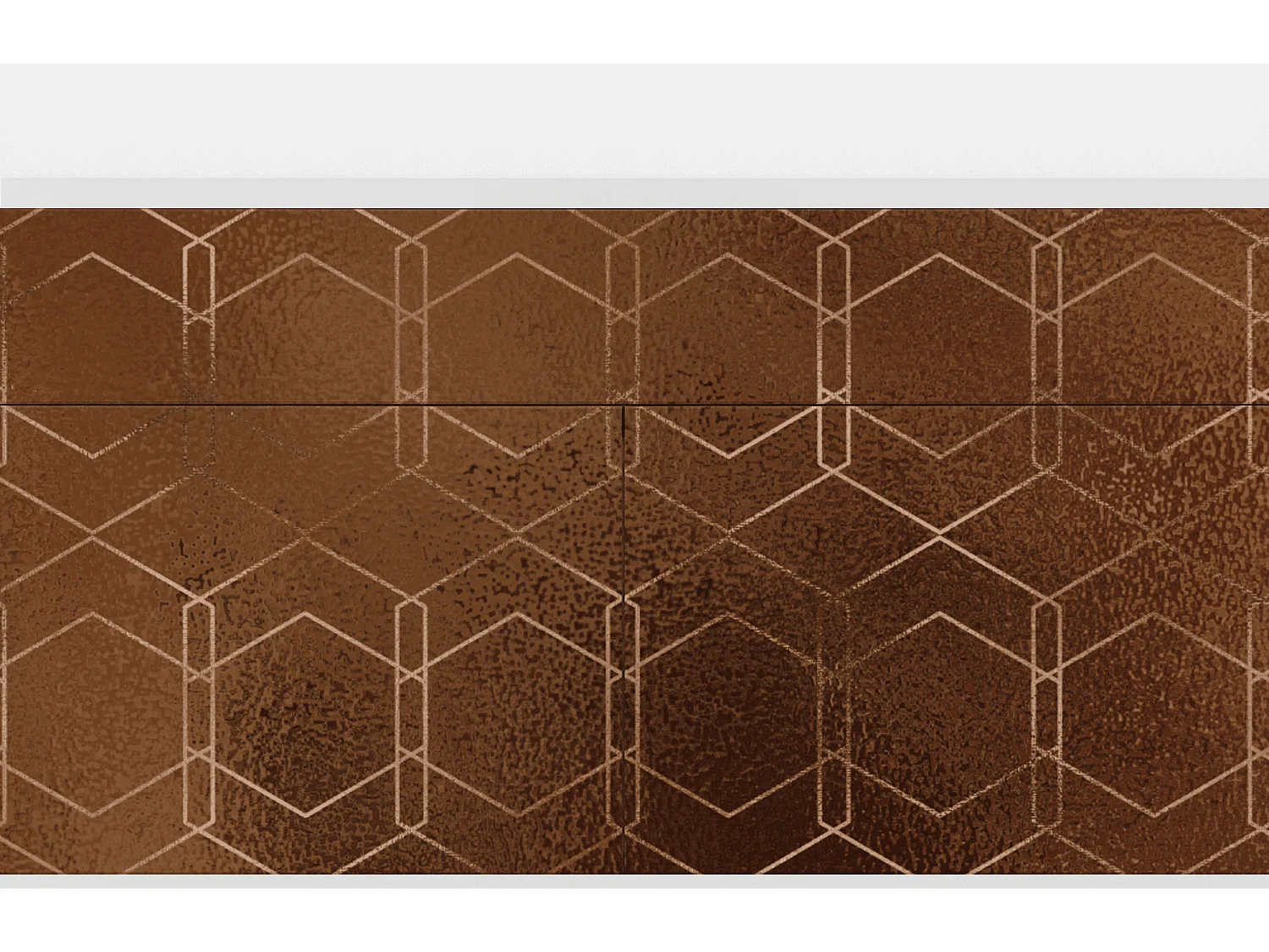 Aparador - 115x85x48 cm - BS4 - Chocolate Bar, Branco